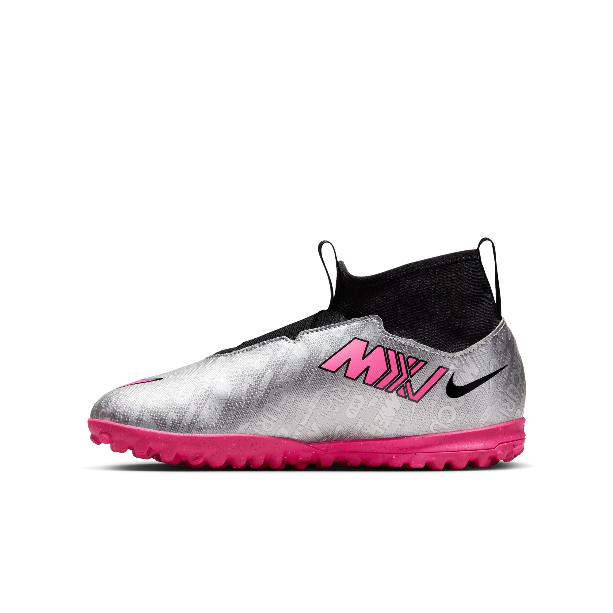 Nike Jr. Zoom Mercurial Superfly 9 Academy XXV TF Big Kids' Turf Soccer Shoes - FJ2033-060-NIKE by Nike | Available at Niky's Sports