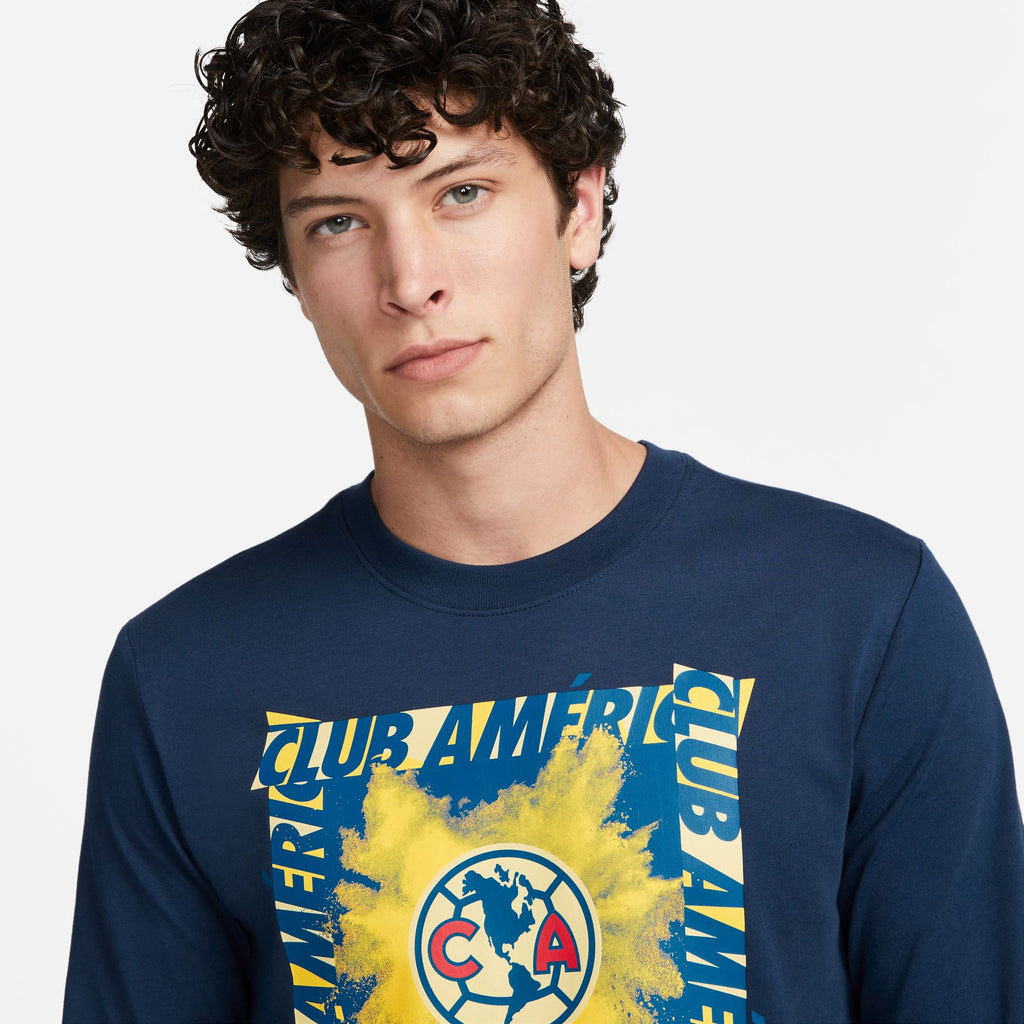 Nike Club America Men's DNA Long Sleeve Tee