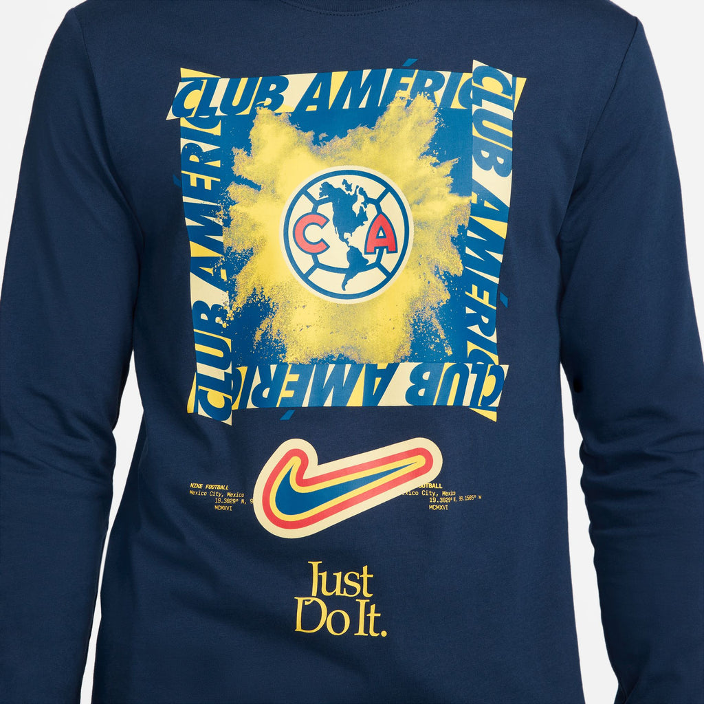 Nike Club America Men's DNA Long Sleeve Tee
