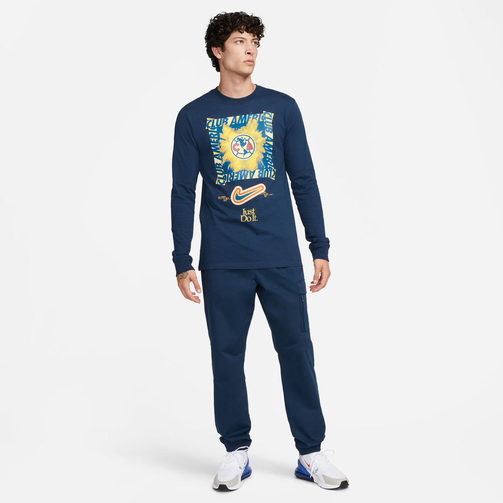 Nike Club America Men's DNA Long Sleeve Tee