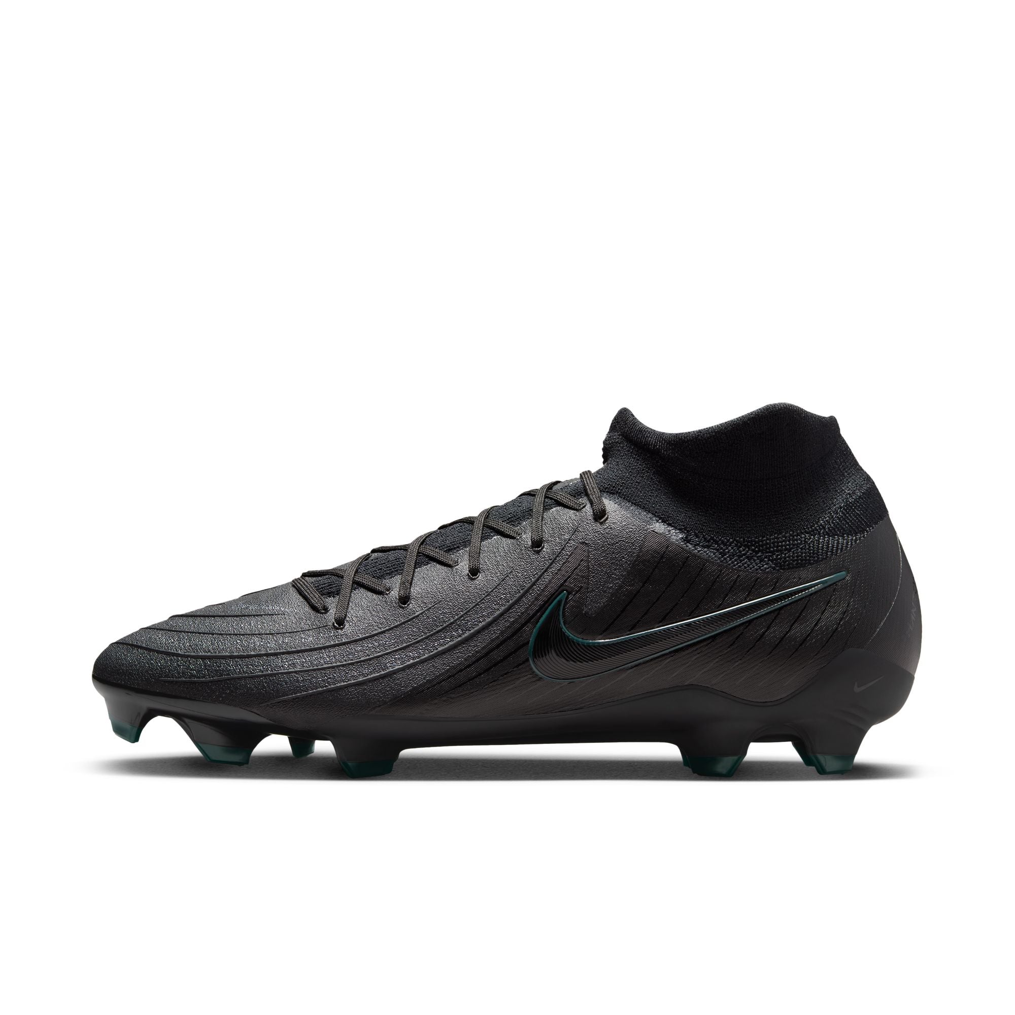 Nike Phantom Luna 2 Pro FG High-Top Soccer Cleats - FJ2575-002-NIKE by Nike | Available at Niky's Sports