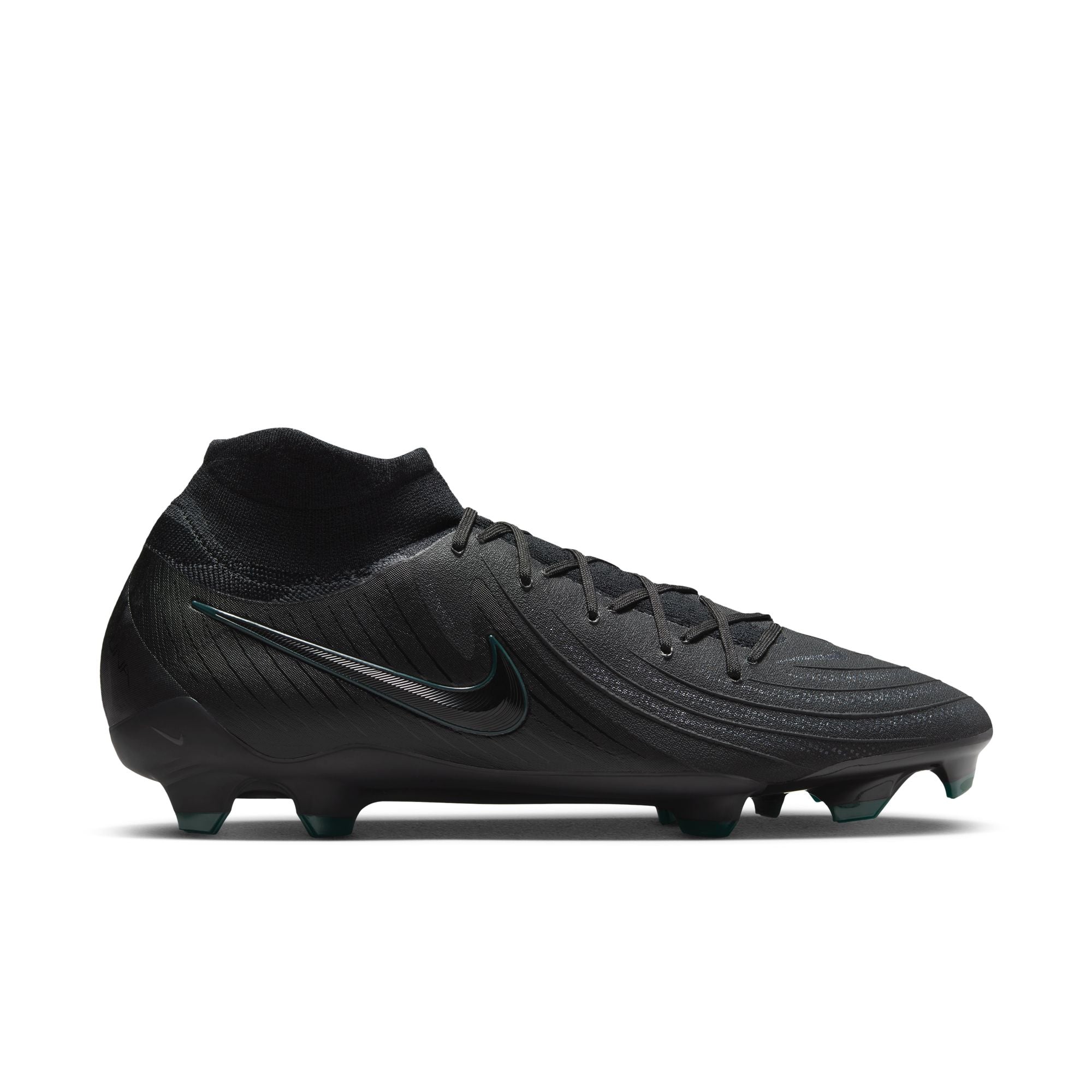 Nike Phantom Luna 2 Pro FG High-Top Soccer Cleats - FJ2575-002-NIKE by Nike | Available at Niky's Sports