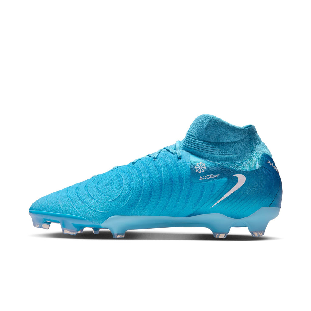 Nike Phantom Luna 2 Pro FG High-Top Soccer Cleats - FJ2575-400-NIKE by Nike | Available at Niky's Sports