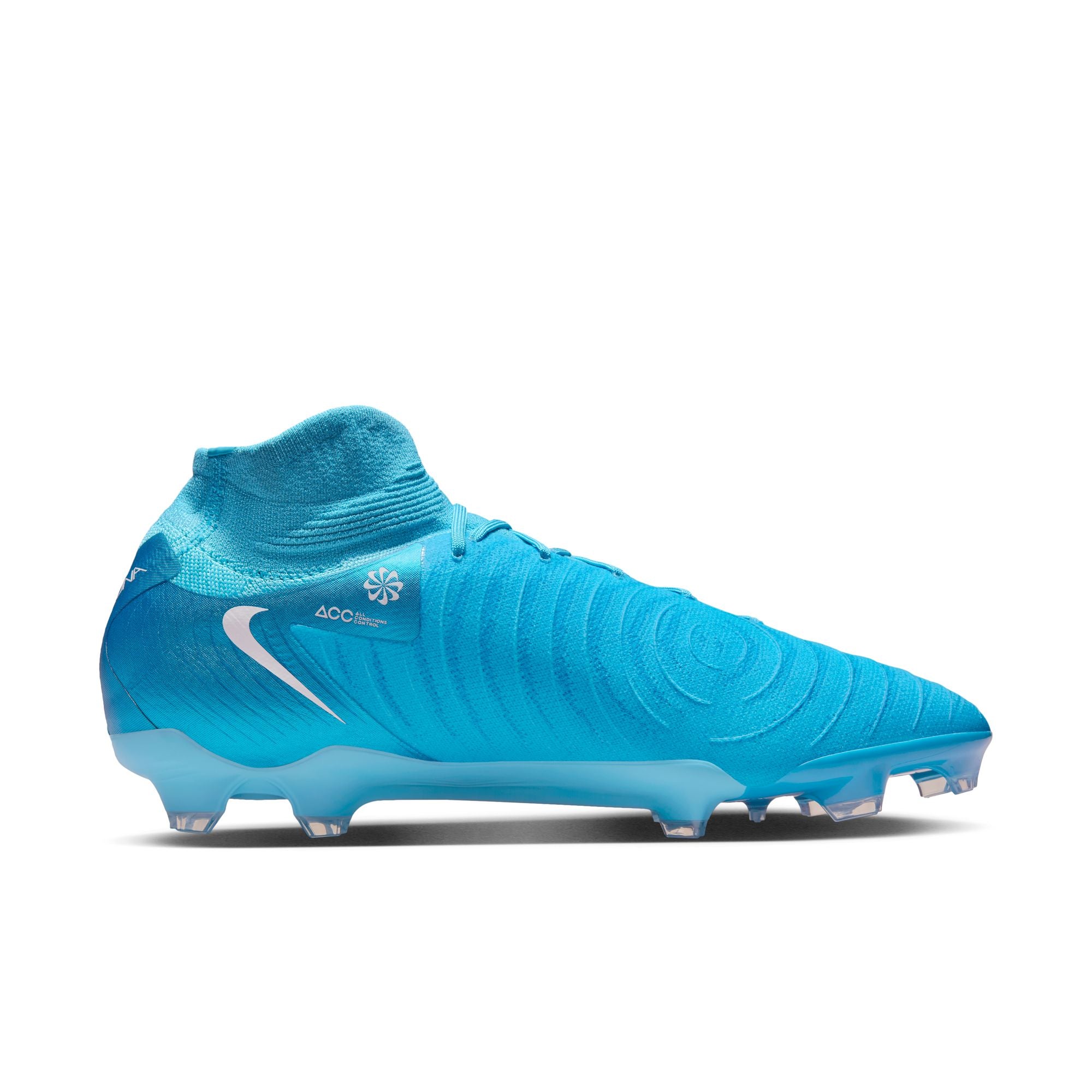 Nike Phantom Luna 2 Pro FG High-Top Soccer Cleats - FJ2575-400-NIKE by Nike | Available at Niky's Sports