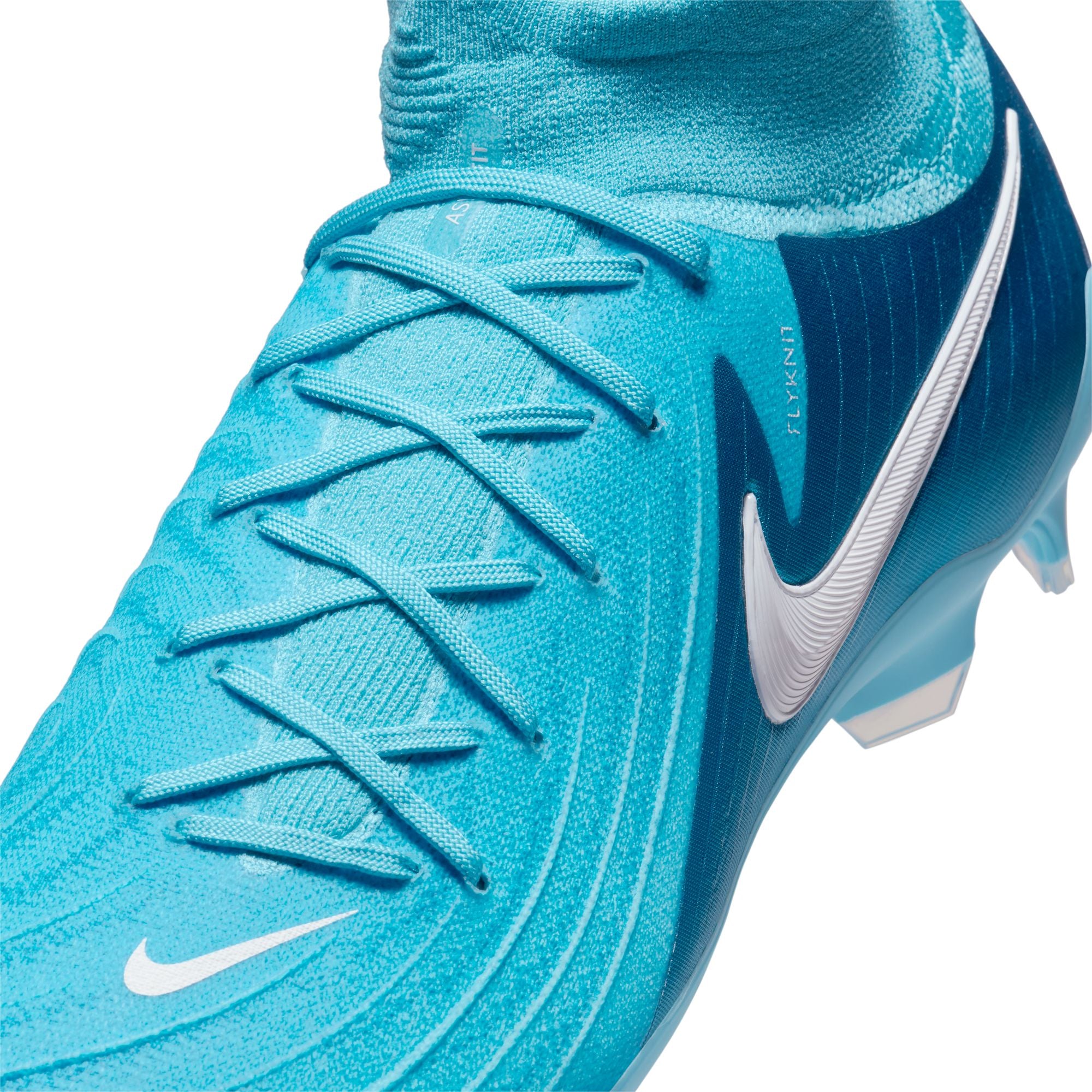 Nike Phantom Luna 2 Pro FG High-Top Soccer Cleats - FJ2575-400-NIKE by Nike | Available at Niky's Sports