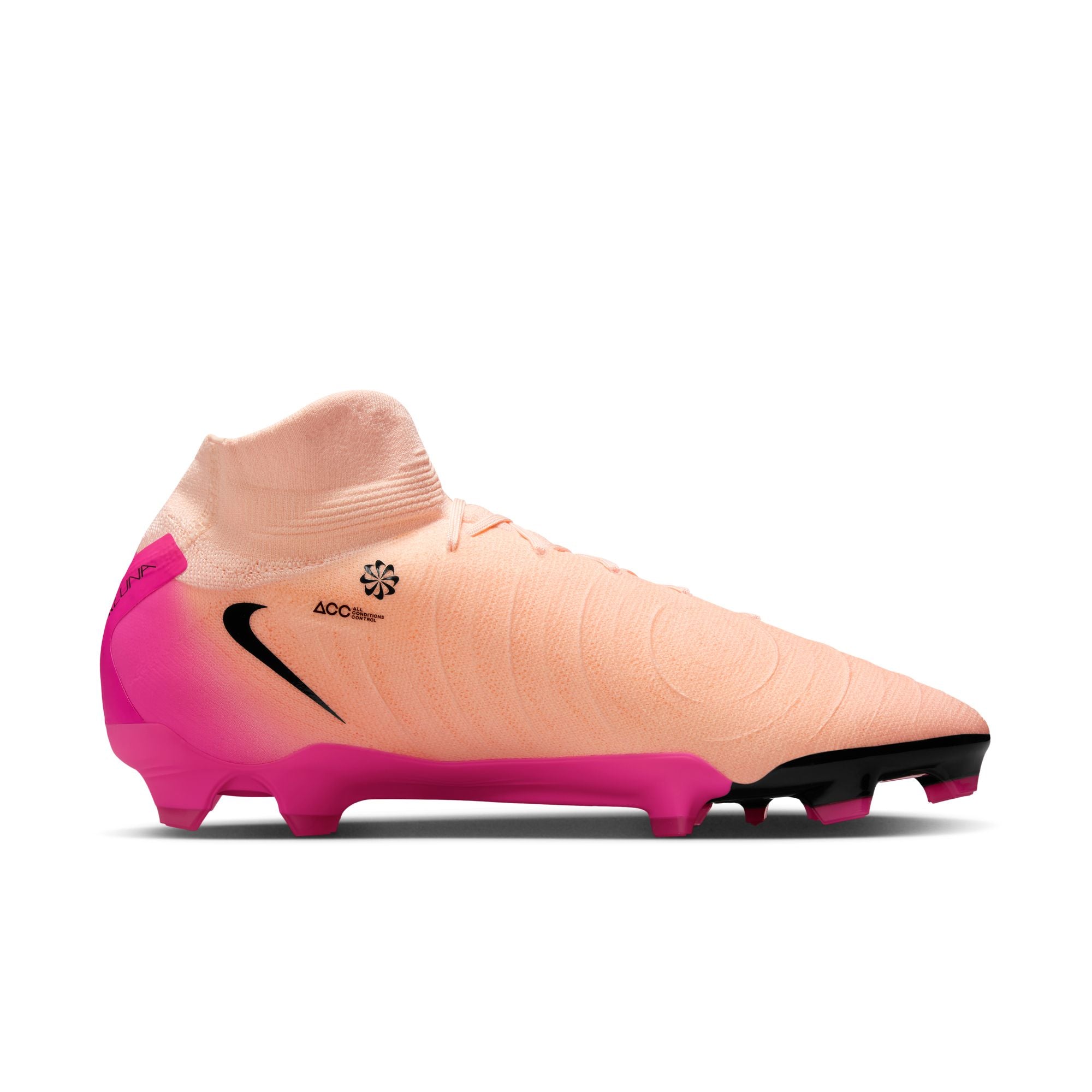 Nike Phantom Luna 2 Pro FG High-Top Soccer Cleats - FJ2575-800-NIKE by Nike | Available at Niky's Sports