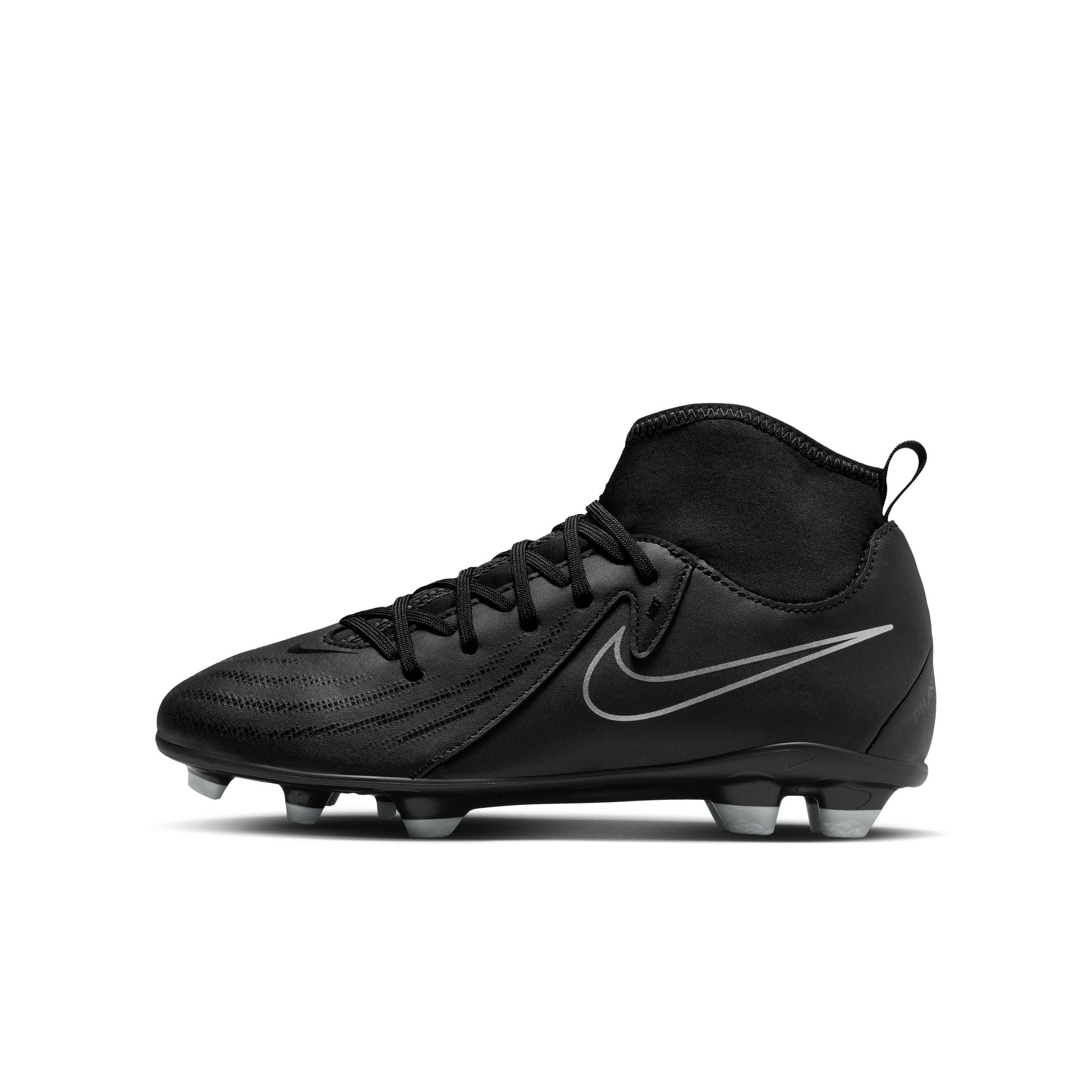 Nike Jr. Phantom Luna 2 Club Little/Big Kids' MG High-Top Soccer Cleats - FJ2601-001-NIKE by Nike | Available at Niky's Sports