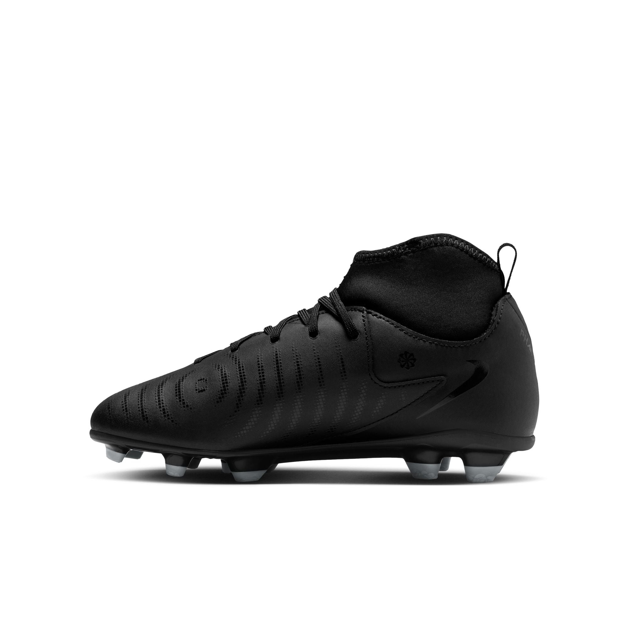 Nike Jr. Phantom Luna 2 Club Little/Big Kids' MG High-Top Soccer Cleats - FJ2601-001-NIKE by Nike | Available at Niky's Sports