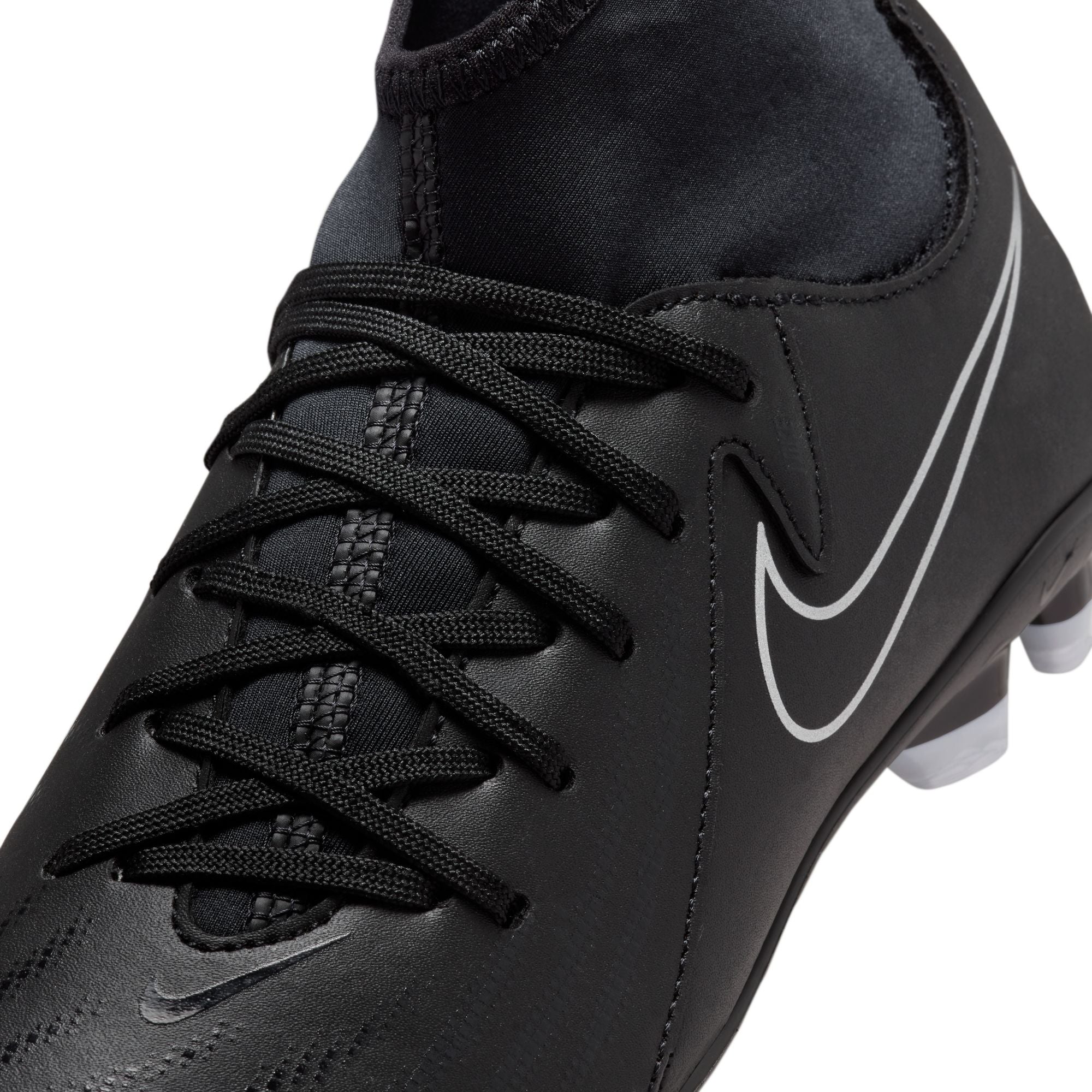 Nike Jr. Phantom Luna 2 Club Little/Big Kids' MG High-Top Soccer Cleats - FJ2601-001-NIKE by Nike | Available at Niky's Sports