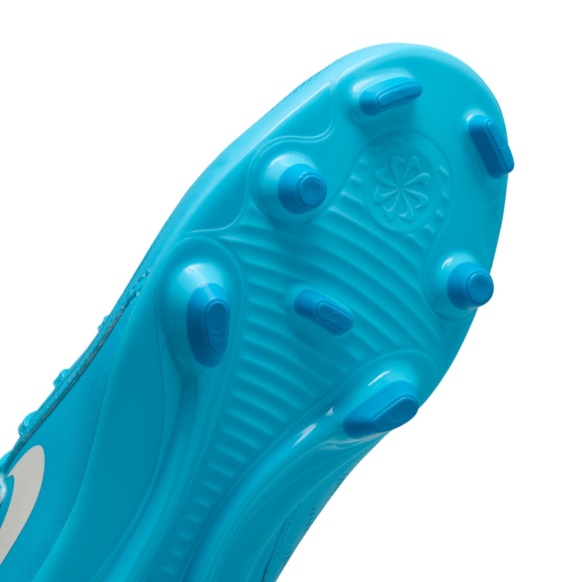 Nike Jr. Phantom Luna 2 Club Little/Big Kids' MG High-Top Soccer Cleats - FJ2601-400-NIKE by Nike | Available at Niky's Sports