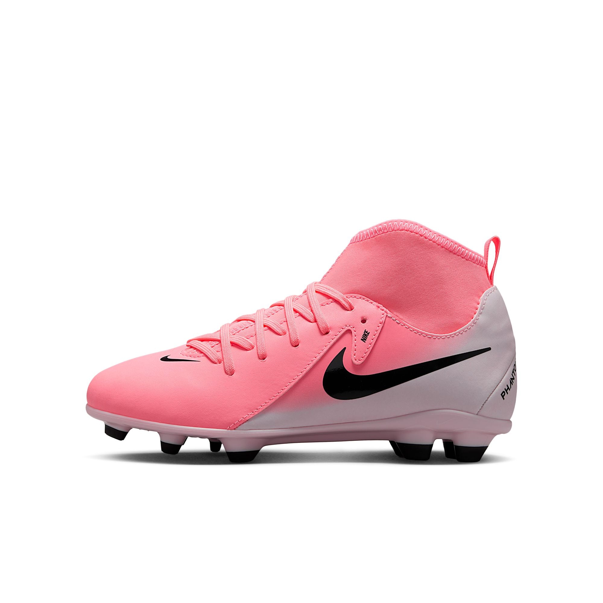 Nike Jr. Phantom Luna 2 Club Little/Big Kids' MG High-Top Soccer Cleats - FJ2601-600-NIKE by Nike | Available at Niky's Sports