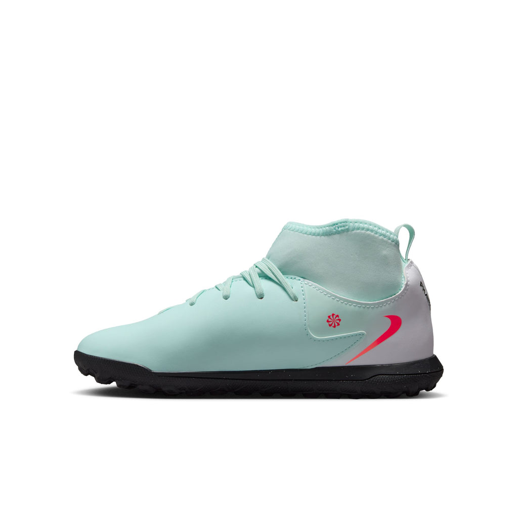 Nike Jr. Phantom Luna 2 Club Little/Big Kids' TF High-Top Soccer Shoes - FJ2607-300-NIKE by Nike | Available at Niky's Sports