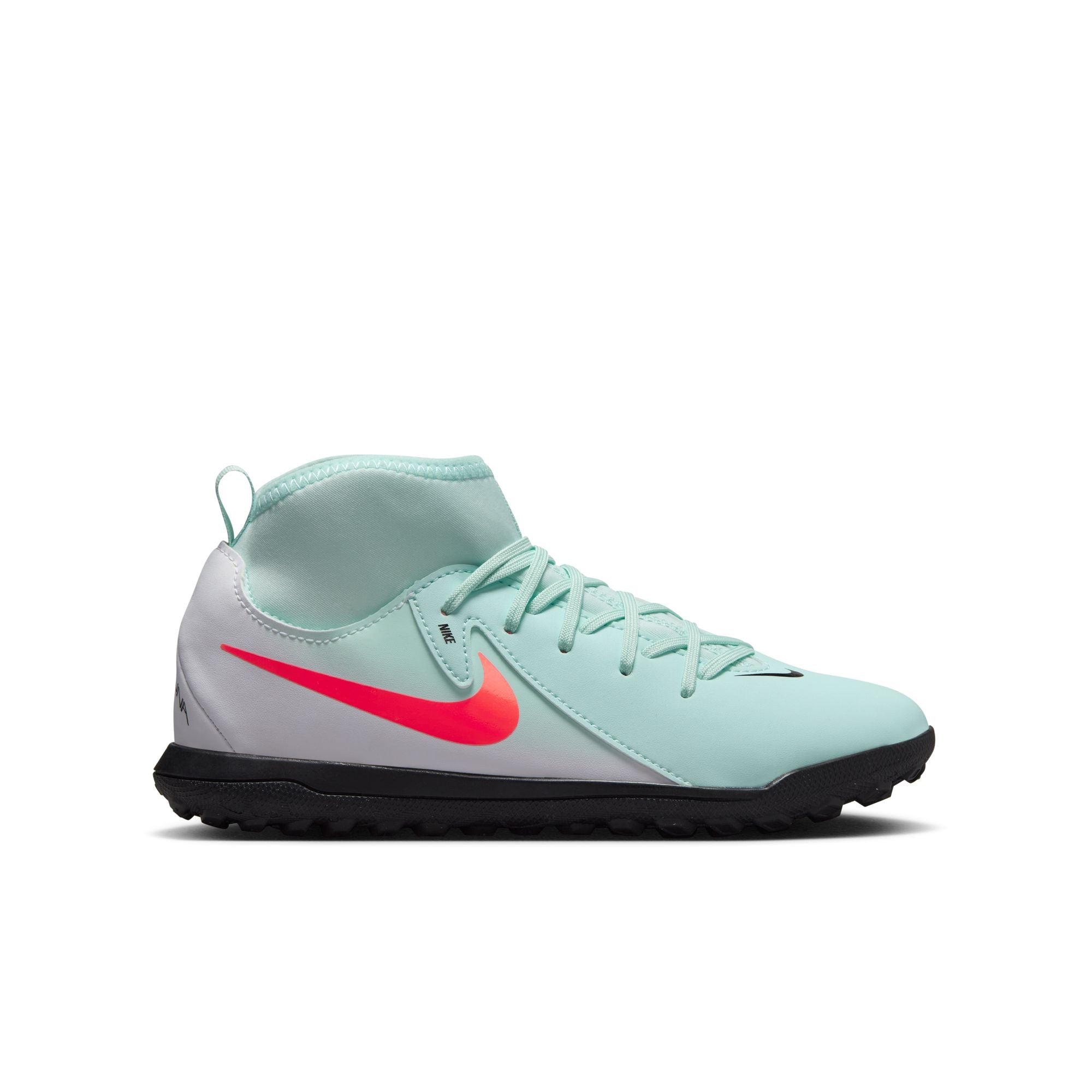 Nike Jr. Phantom Luna 2 Club Little/Big Kids' TF High-Top Soccer Shoes - FJ2607-300-NIKE by Nike | Available at Niky's Sports