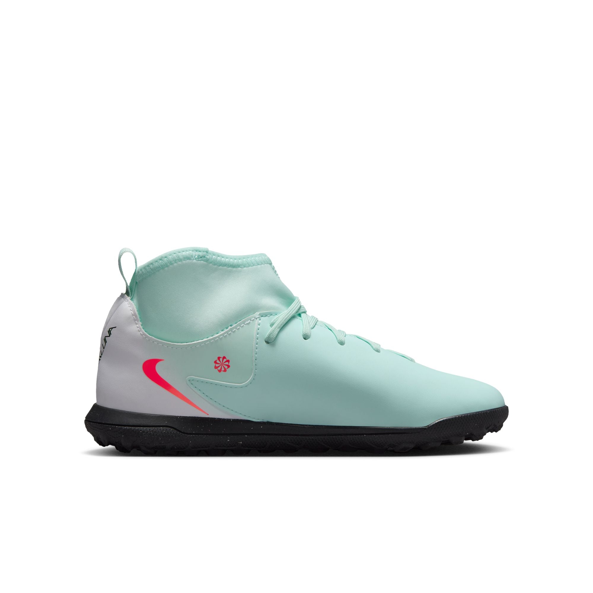 Nike Jr. Phantom Luna 2 Club Little/Big Kids' TF High-Top Soccer Shoes - FJ2607-300-NIKE by Nike | Available at Niky's Sports