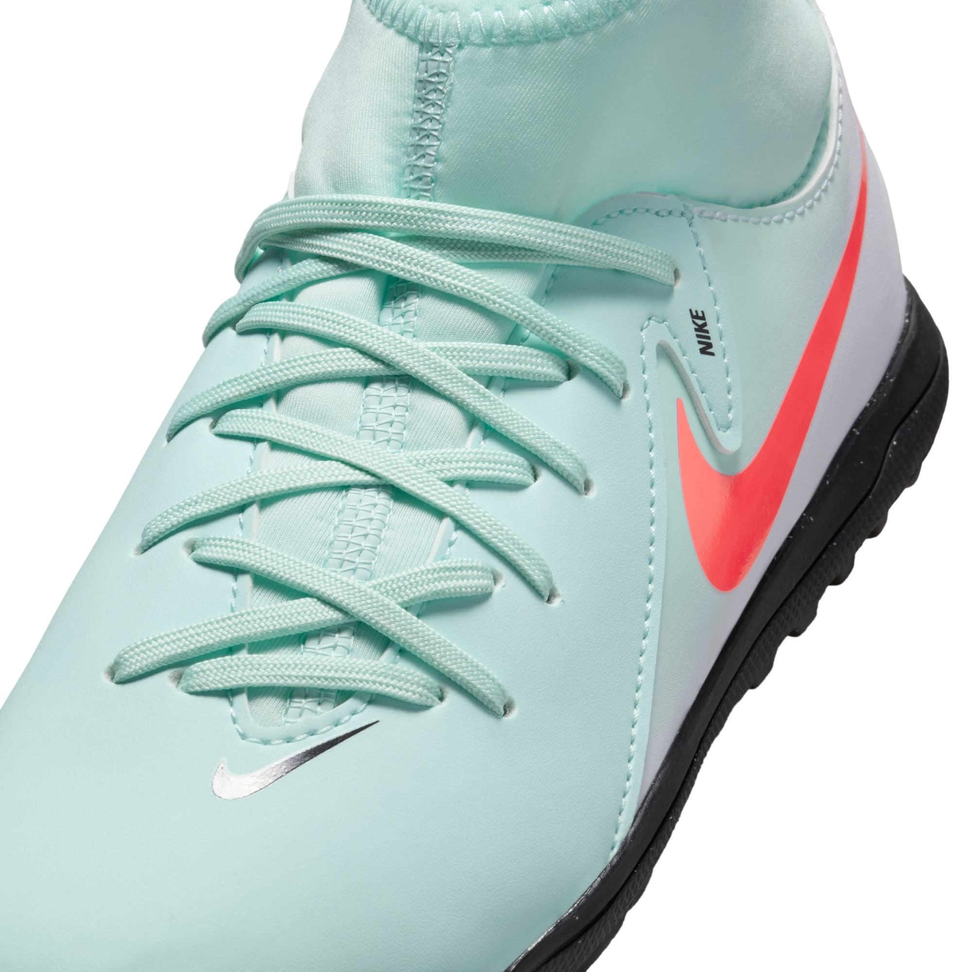 Nike Jr. Phantom Luna 2 Club Little/Big Kids' TF High-Top Soccer Shoes - FJ2607-300-NIKE by Nike | Available at Niky's Sports