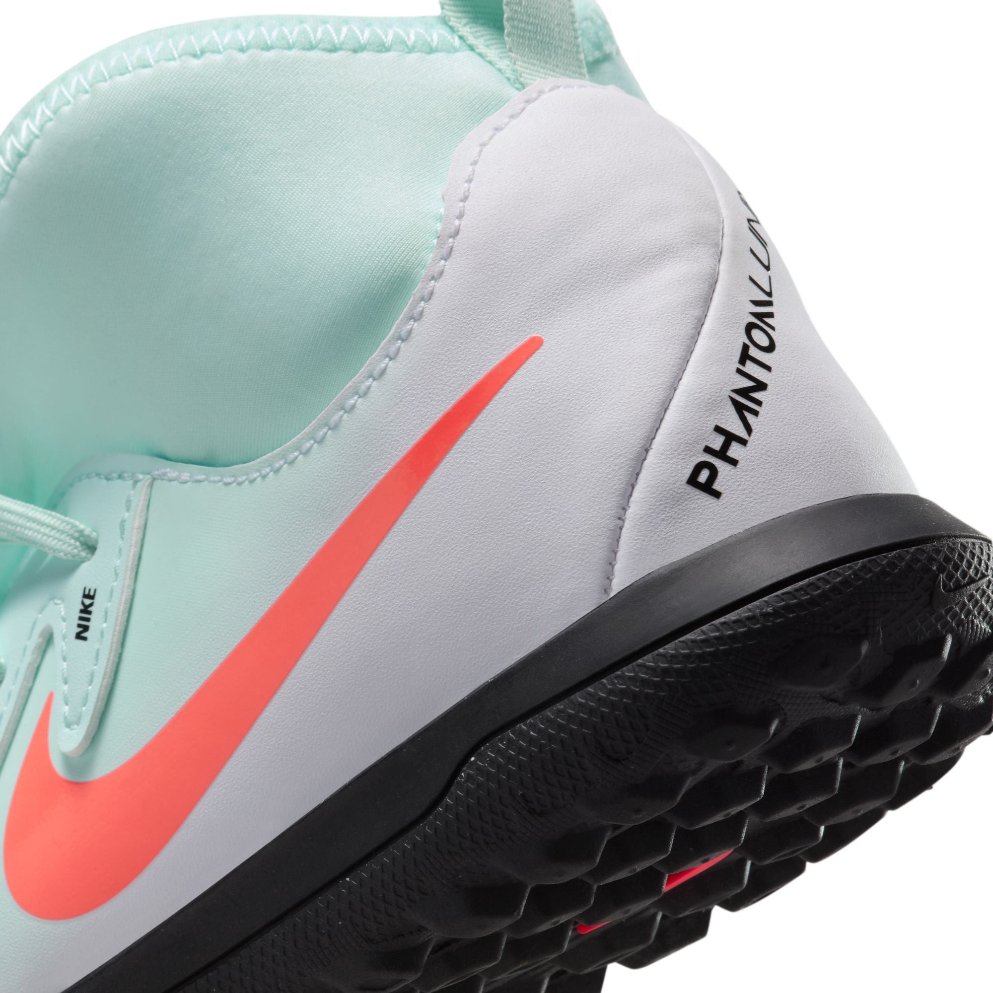 Nike Jr. Phantom Luna 2 Club Little/Big Kids' TF High-Top Soccer Shoes - FJ2607-300-NIKE by Nike | Available at Niky's Sports