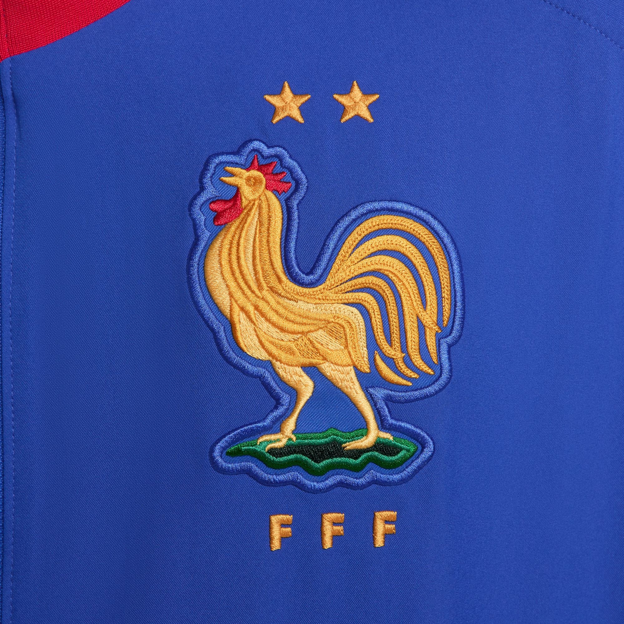 Nike FFF France Strike Home Men's Dri-FIT Soccer Jacket - FJ2903-452-NIKE by Nike | Available at Niky's Sports