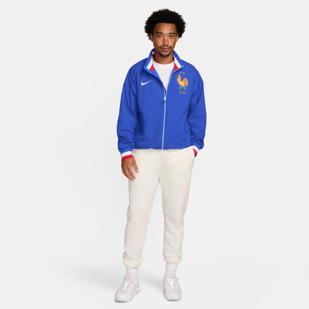 Nike FFF France Strike Home Men's Dri-FIT Soccer Jacket - FJ2903-452-NIKE by Nike | Available at Niky's Sports