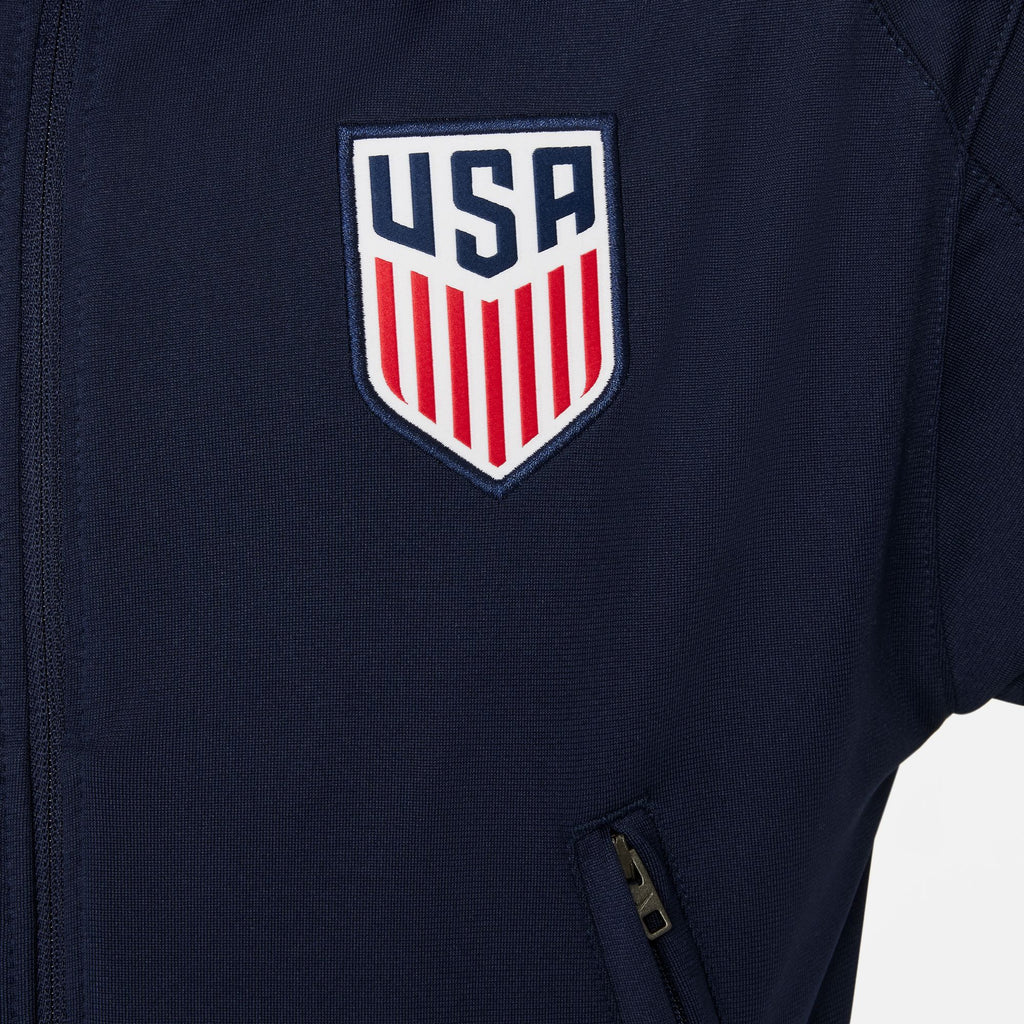 Nike USMNT Strike Big Kids' Dri-FIT Soccer Track Jacket - FJ3060-452-NIKE by Nike | Available at Niky's Sports