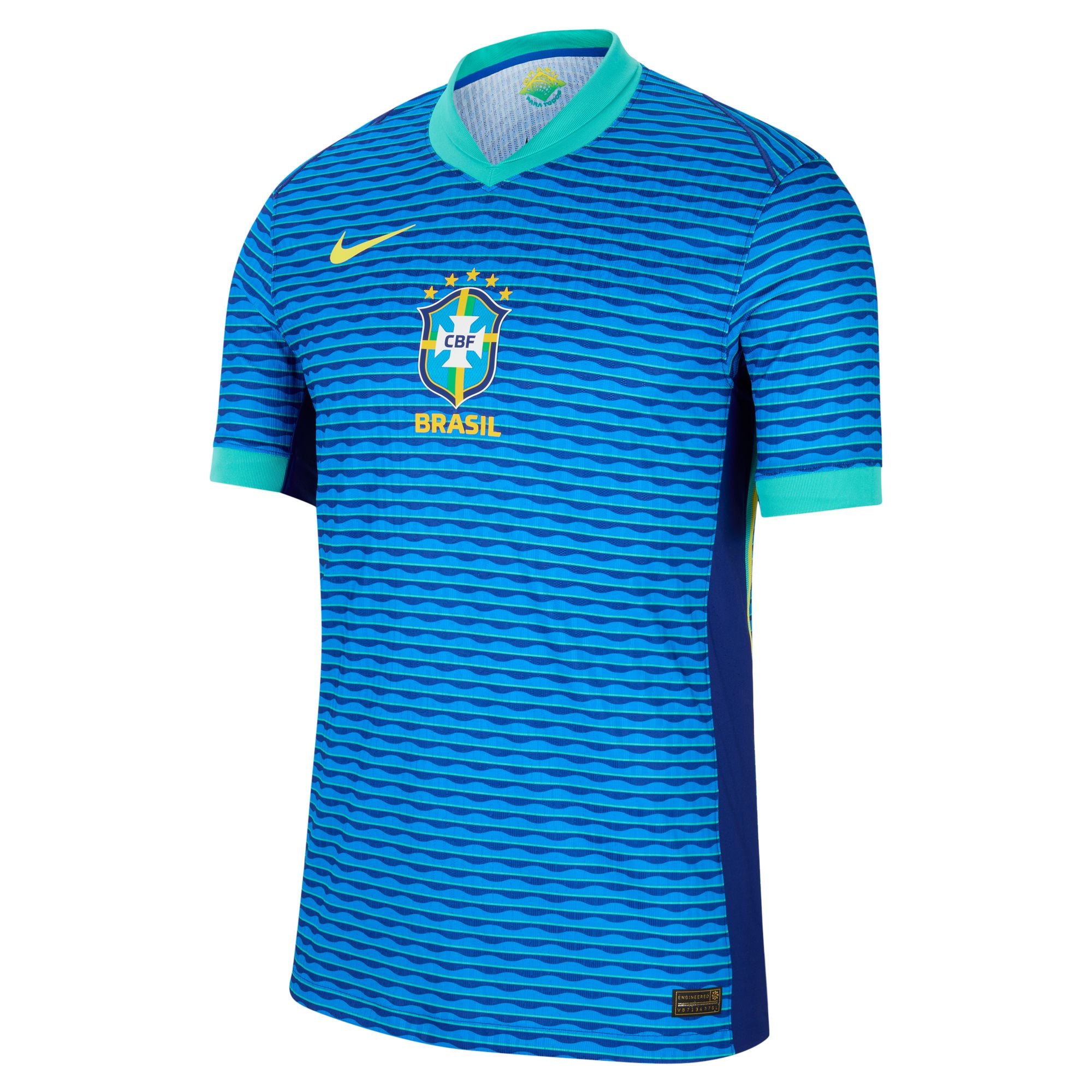 Nike Brazil 2024 Match Away Men's Dri-FIT ADV Soccer Authentic Jersey - FJ4269-458-NIKE by Nike | Available at Niky's Sports