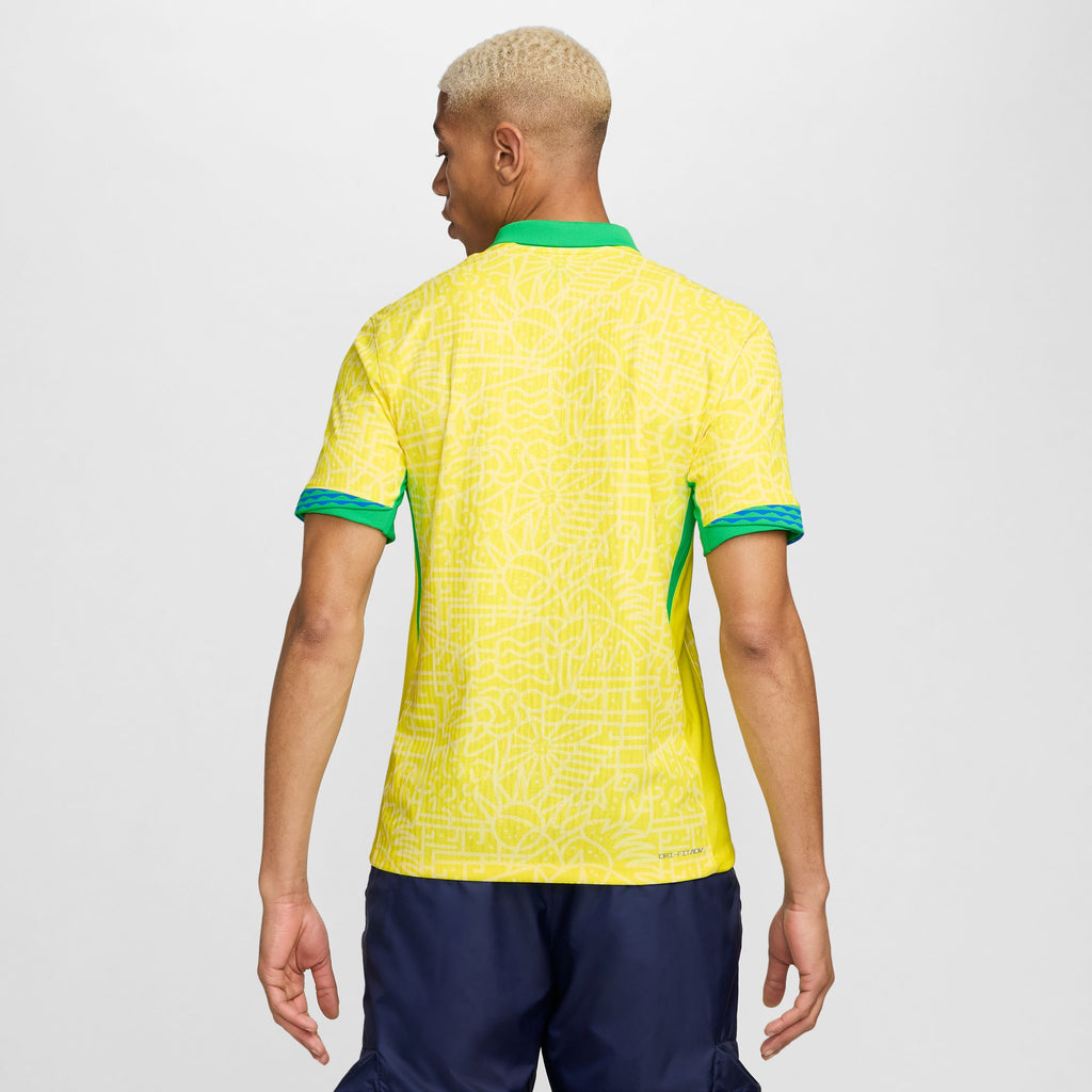 Nike Brazil 2024 Match Home Men's Dri-FIT ADV Soccer Authentic Jersey - FJ4270-706-NIKE by Nike | Available at Niky's Sports