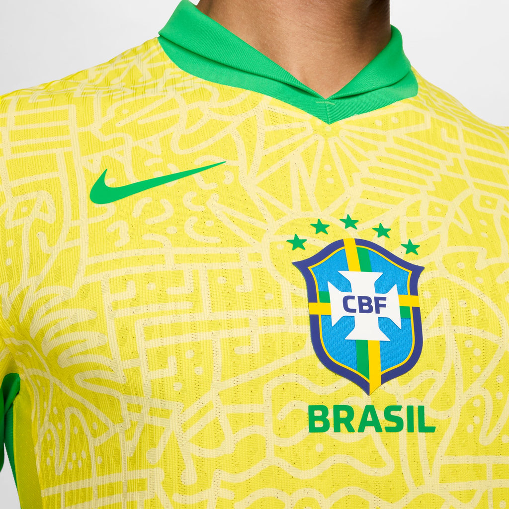 Nike Brazil 2024 Match Home Men's Dri-FIT ADV Soccer Authentic Jersey - FJ4270-706-NIKE by Nike | Available at Niky's Sports