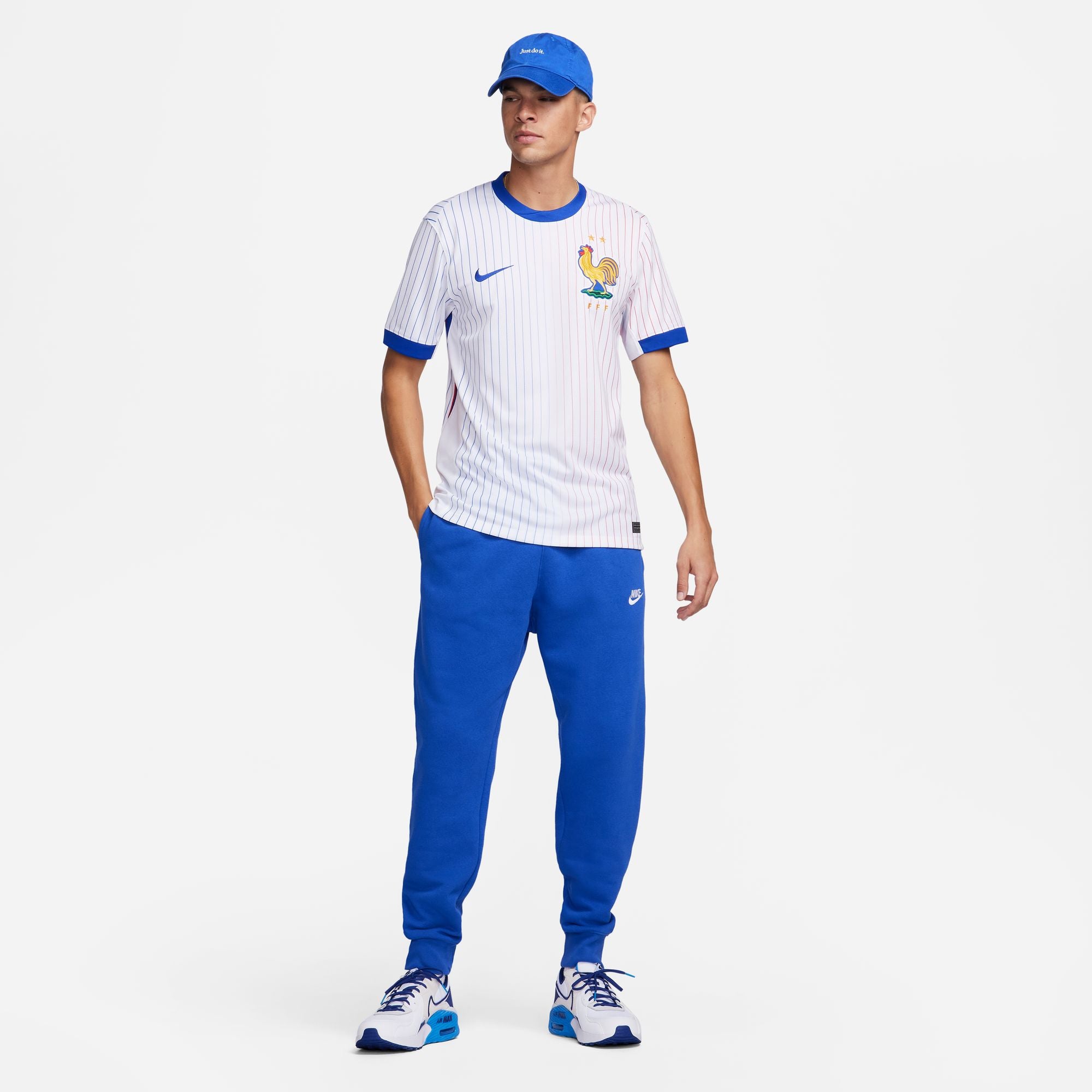 Nike FFF (Men's Team) 2024/25 Stadium Away Men's Dri-FIT Soccer Replica Jersey - FJ4273-100-NIKE by Nike | Available at Niky's Sports