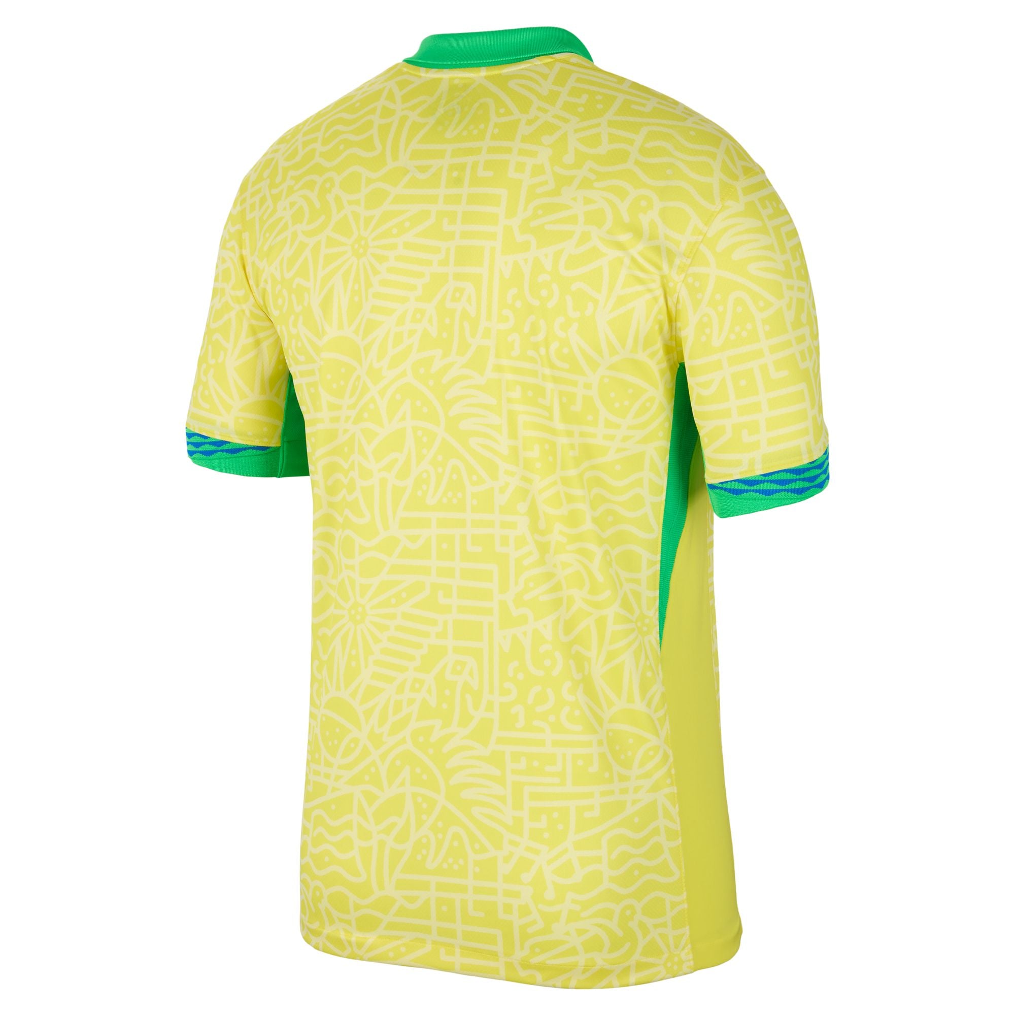 Nike Brazil 2024 Stadium Home Men's Dri-FIT Soccer Replica Jersey - FJ4284-706-NIKE by Nike | Available at Niky's Sports