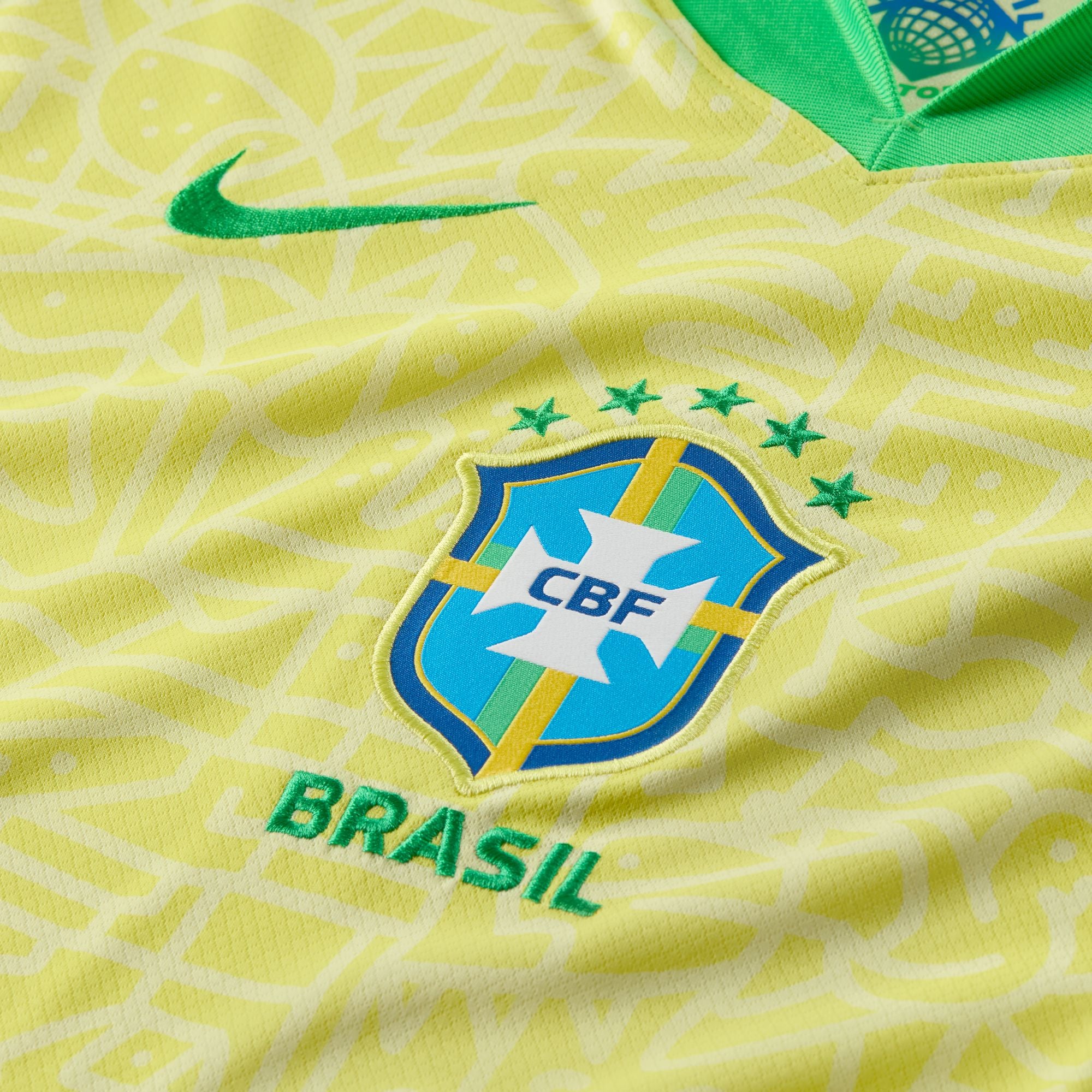 Nike Brazil 2024 Stadium Home Men's Dri-FIT Soccer Replica Jersey - FJ4284-706-NIKE by Nike | Available at Niky's Sports