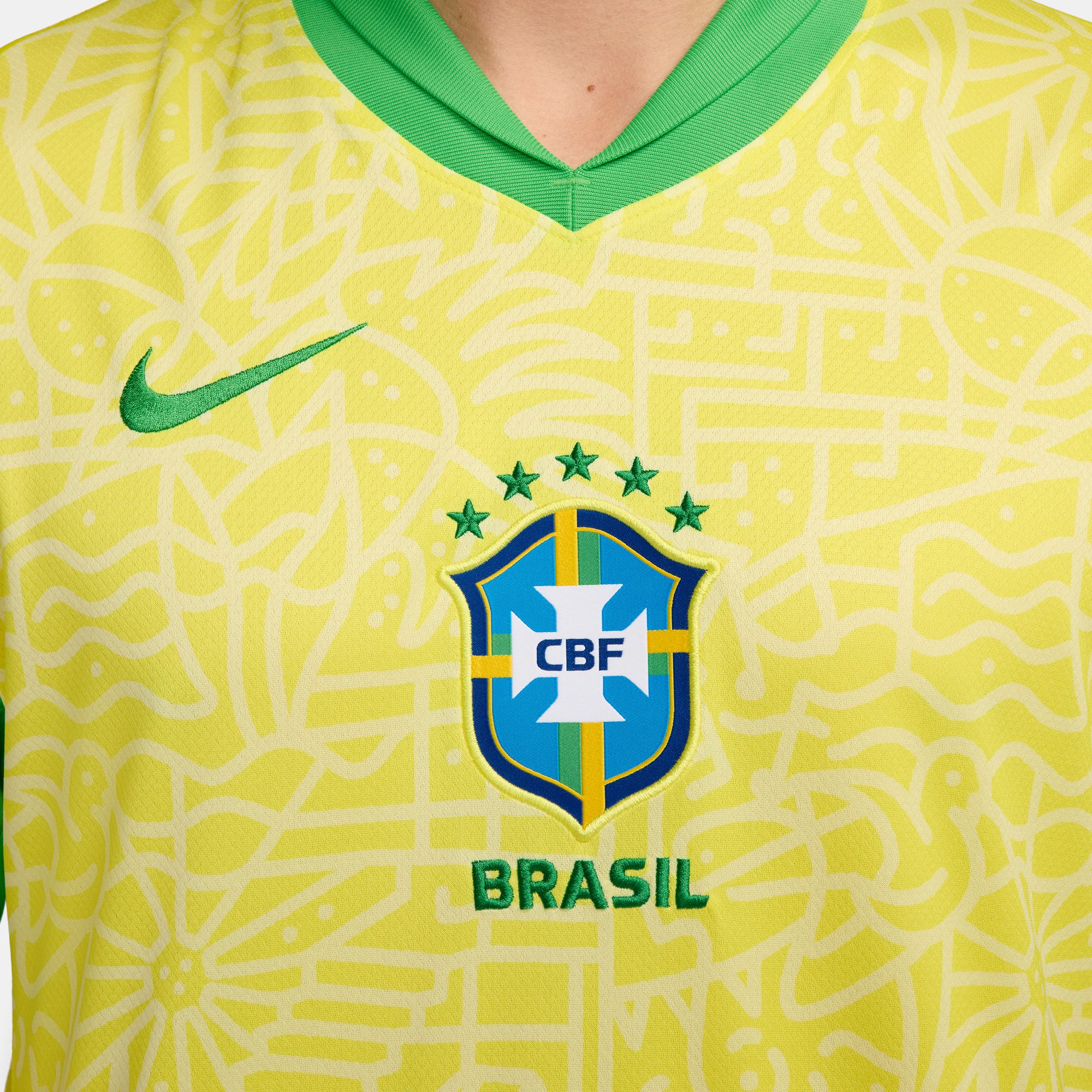 Nike Brazil 2024 Stadium Home Men's Dri-FIT Soccer Replica Jersey - FJ4284-706-NIKE by Nike | Available at Niky's Sports