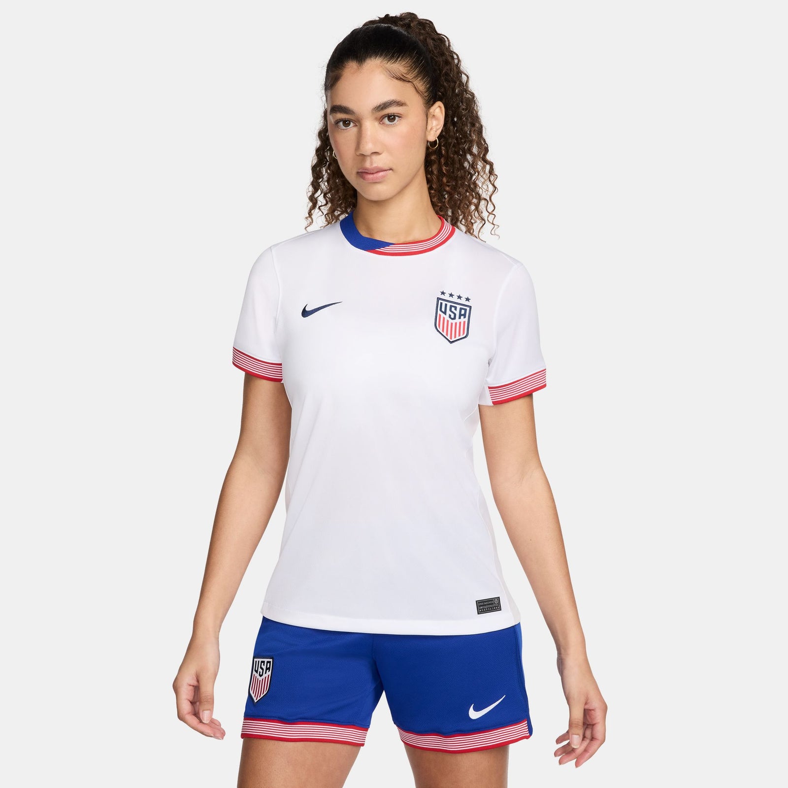 Nike USA 2024 Stadium Home Women's Dri-FIT Soccer Replica Jersey - FJ4328-101-NIKE by Nike | Available at Niky's Sports
