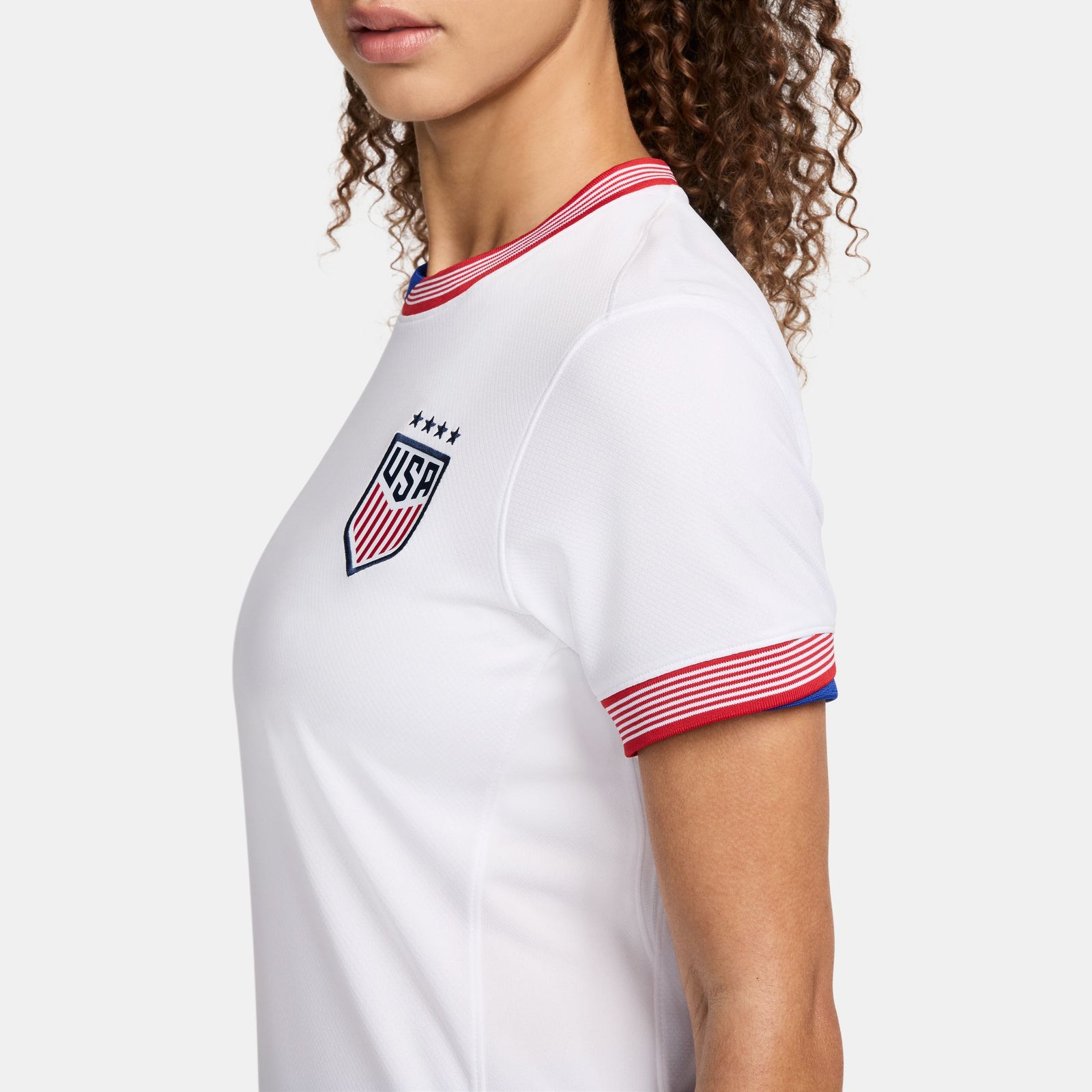 Nike USA 2024 Stadium Home Women's Dri-FIT Soccer Replica Jersey - FJ4328-101-NIKE by Nike | Available at Niky's Sports