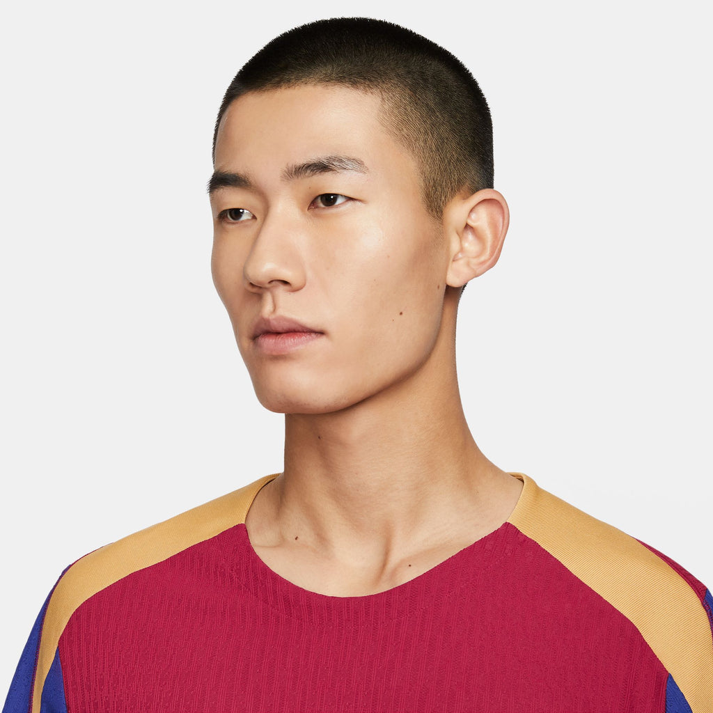 Nike FC Barcelona Strike Elite Men's Dri-FIT ADV Soccer Short-Sleeve Top - FJ5368-621-NIKE by Nike | Available at Niky's Sports