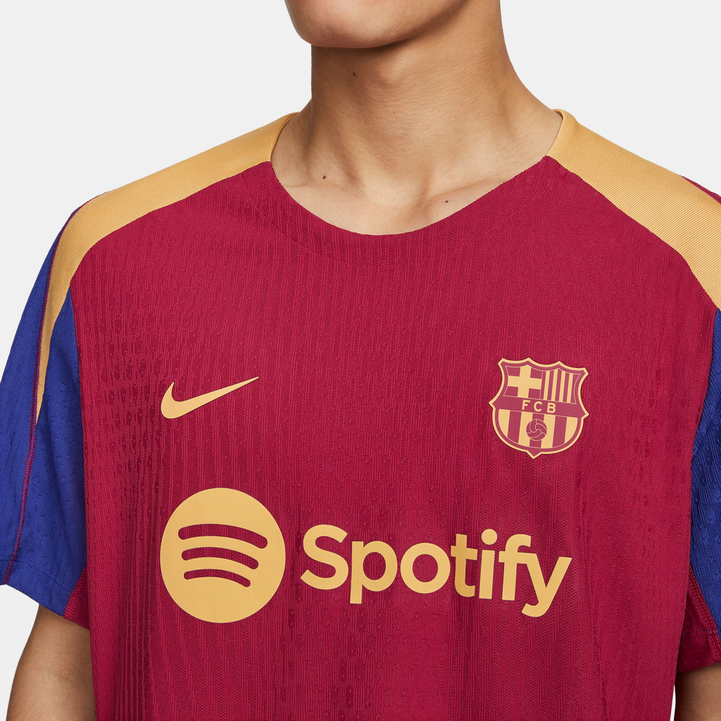 Nike FC Barcelona Strike Elite Men's Dri-FIT ADV Soccer Short-Sleeve Top - FJ5368-621-NIKE by Nike | Available at Niky's Sports
