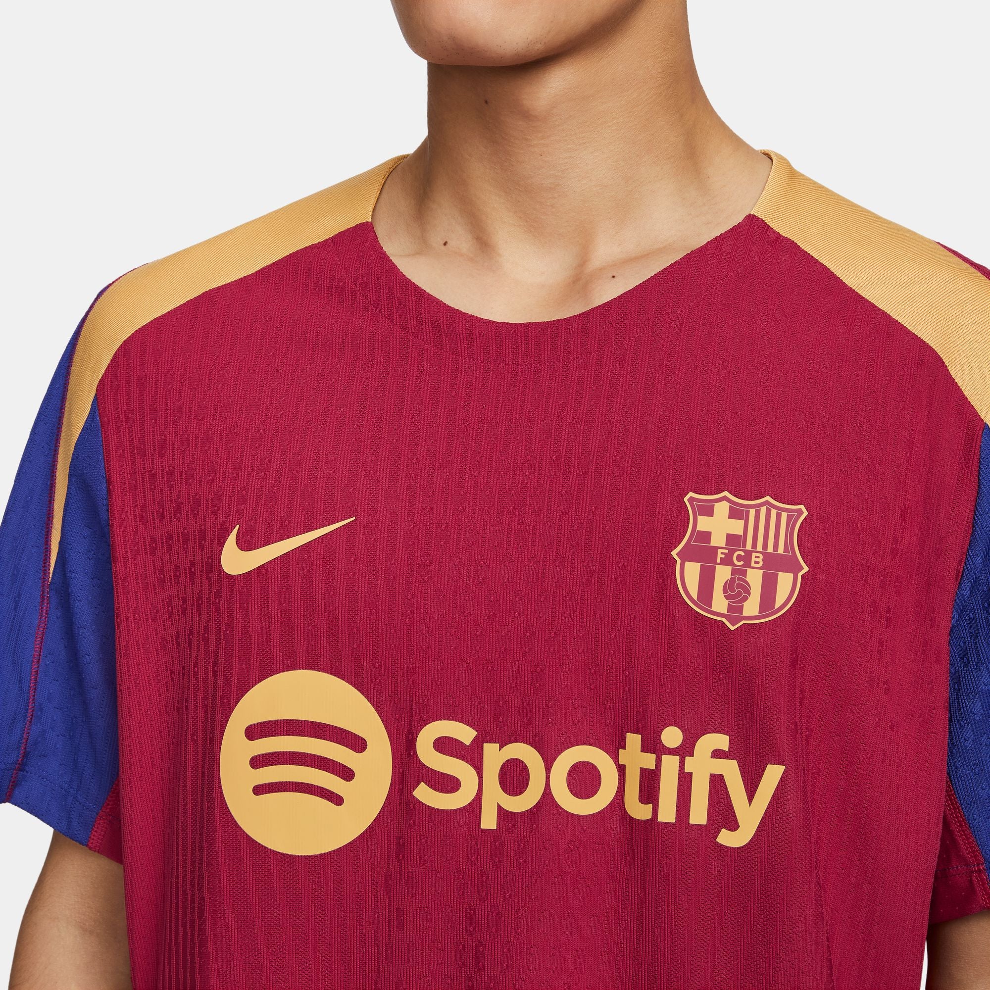 Nike FC Barcelona Strike Elite Men's Dri-FIT ADV Soccer Short-Sleeve Top - FJ5368-621-NIKE by Nike | Available at Niky's Sports