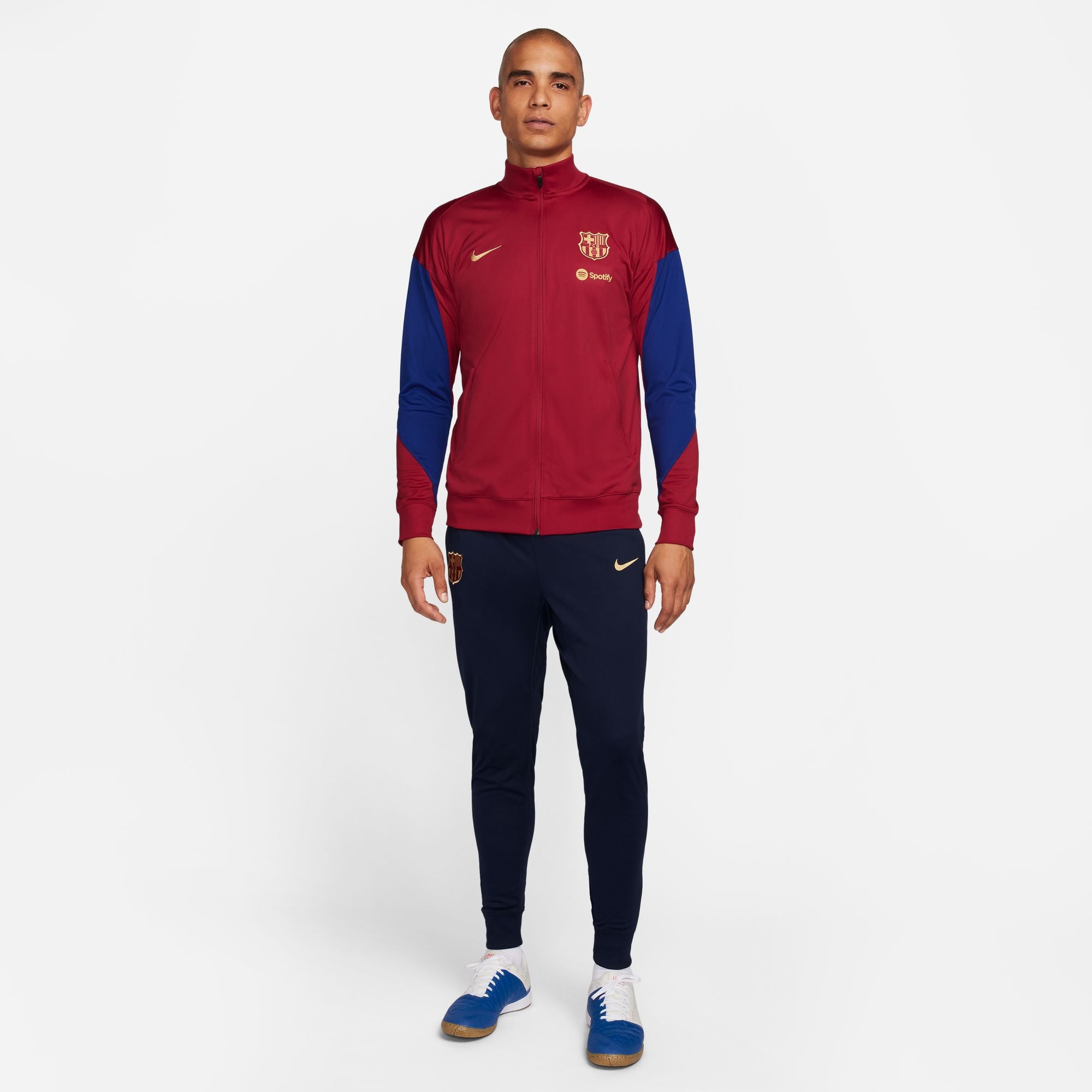 ウェア NIKE Barcelona Dri-FIT Strike setup US M Nike FC Barcelona Strike Men's Dri-FIT Soccer Knit Tracksuit