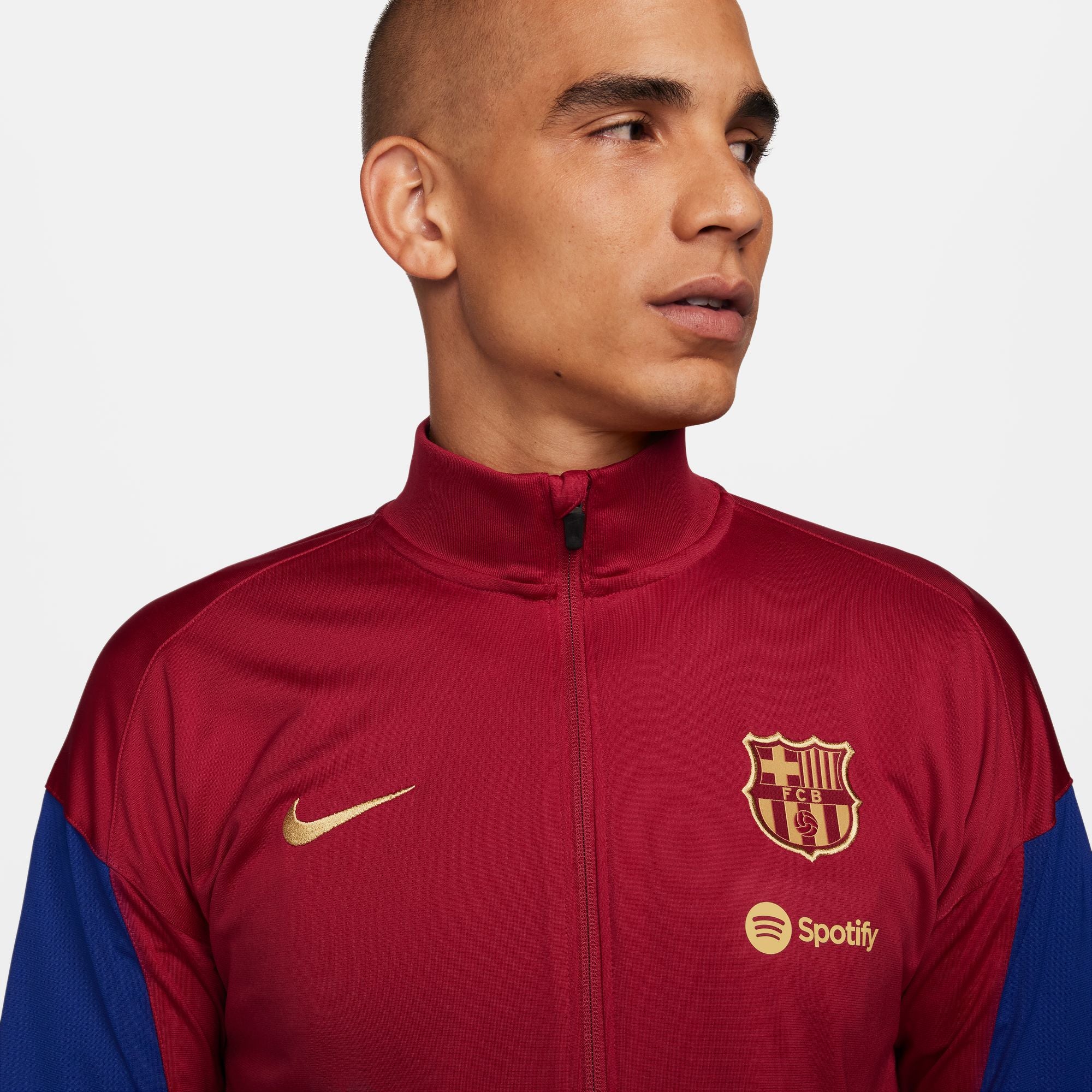 Nike FC Barcelona Strike Men's Dri-FIT Soccer Knit Tracksuit - FJ5407-621-NIKE by Nike | Available at Niky's Sports
