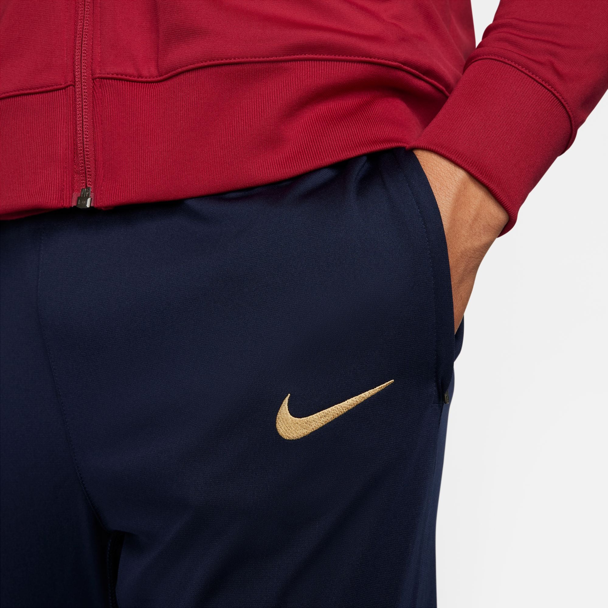 Nike FC Barcelona Strike Men's Dri-FIT Soccer Knit Tracksuit - FJ5407-621-NIKE by Nike | Available at Niky's Sports