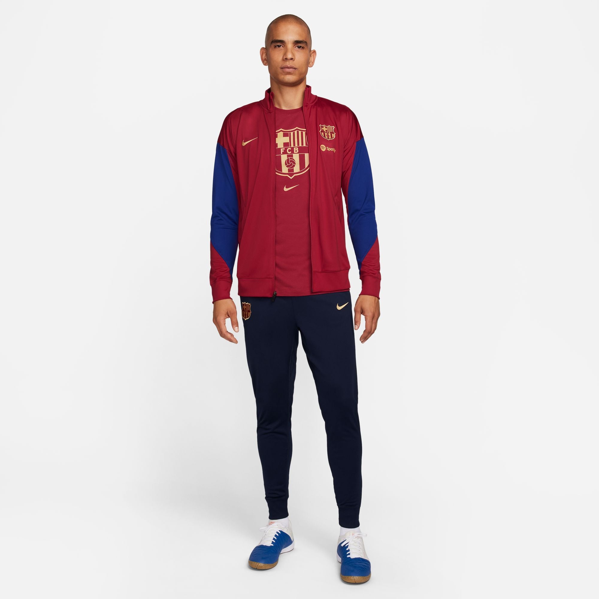 Nike FC Barcelona Strike Men's Dri-FIT Soccer Knit Tracksuit - FJ5407-621-NIKE by Nike | Available at Niky's Sports