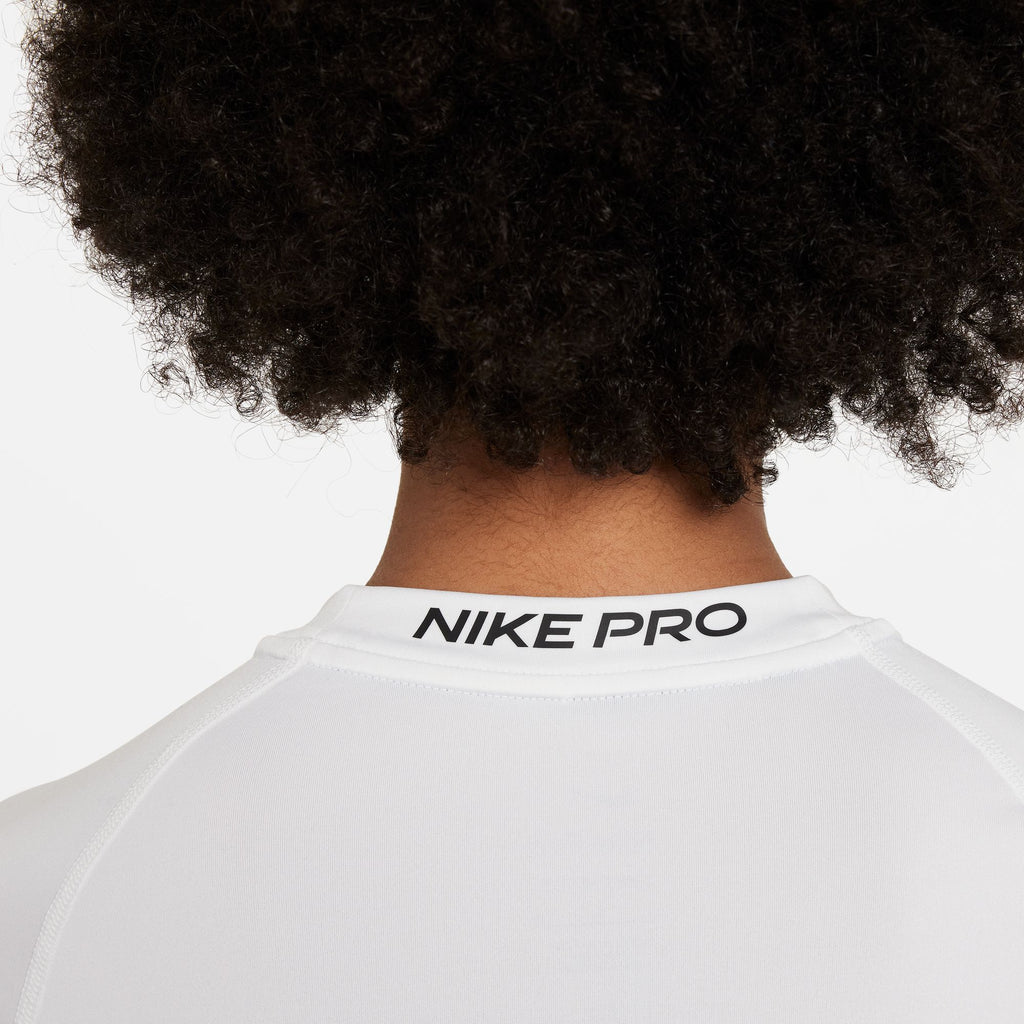 Nike Pro Big Kids' (Boys') Dri-FIT Long-Sleeve Top - FJ6822-100-NIKE by Nike | Available at Niky's Sports