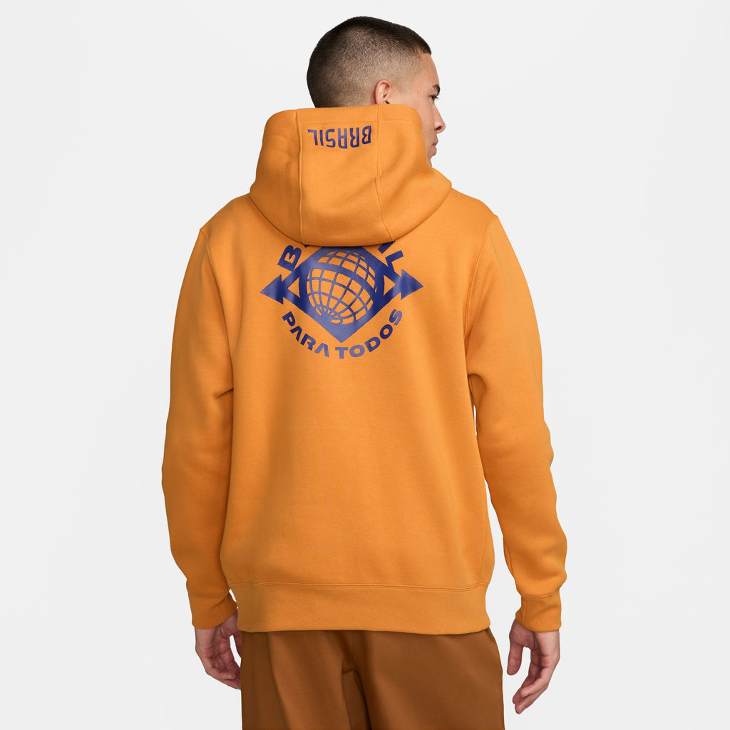 Nike Brasil NSW Club Hoodie - FJ7245-738-NIKE by Nike | Available at Niky's Sports