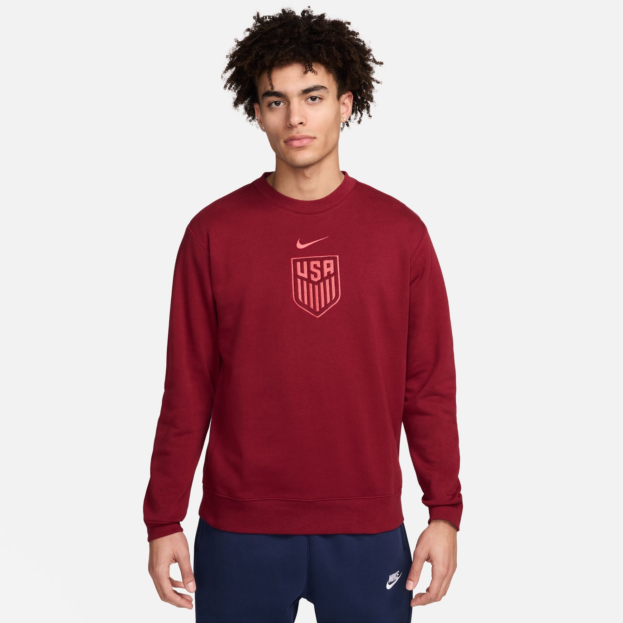 Nike USA NSW Club Crew - FJ7259-677-NIKE by Nike | Available at Niky's Sports