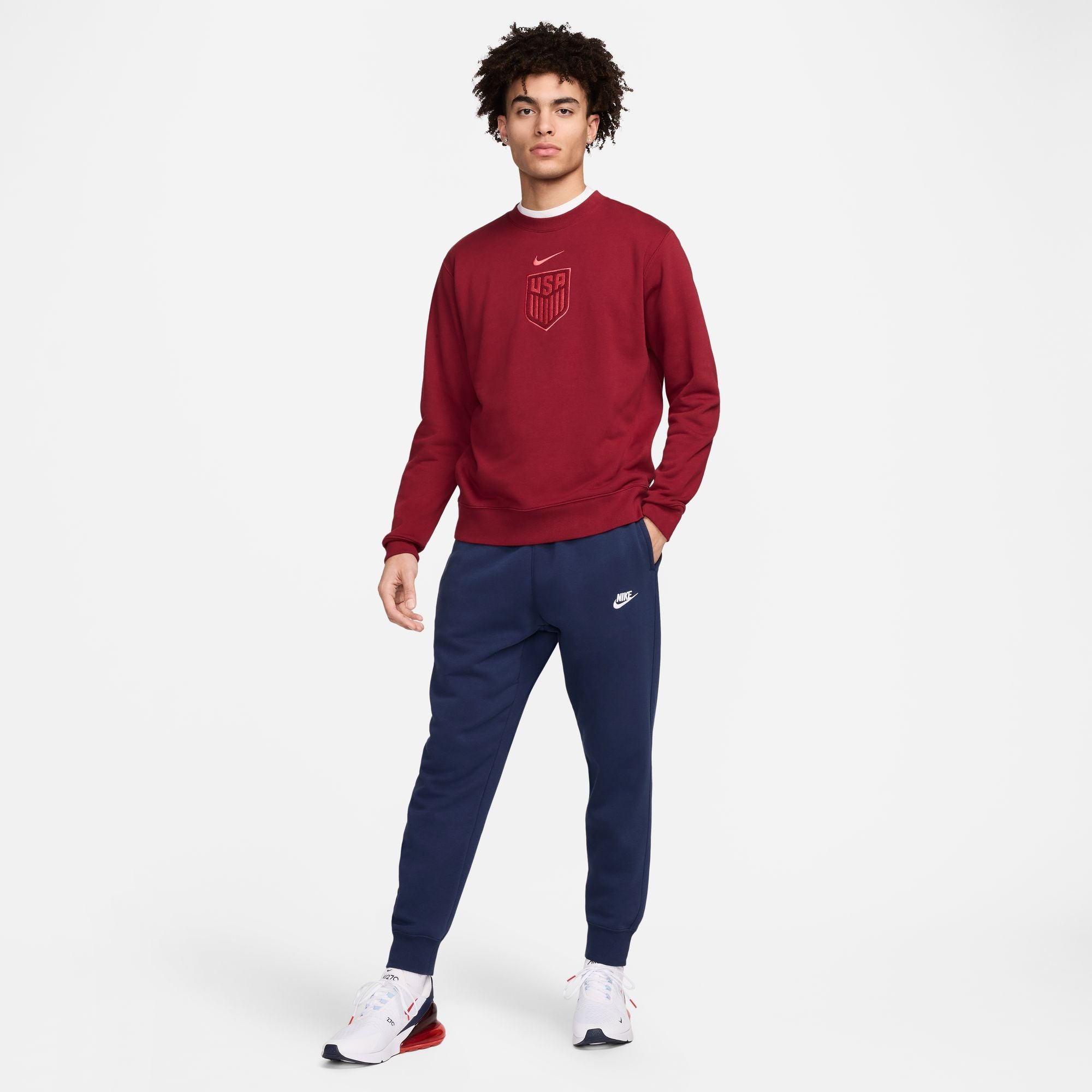 Nike USA NSW Club Crew - FJ7259-677-NIKE by Nike | Available at Niky's Sports