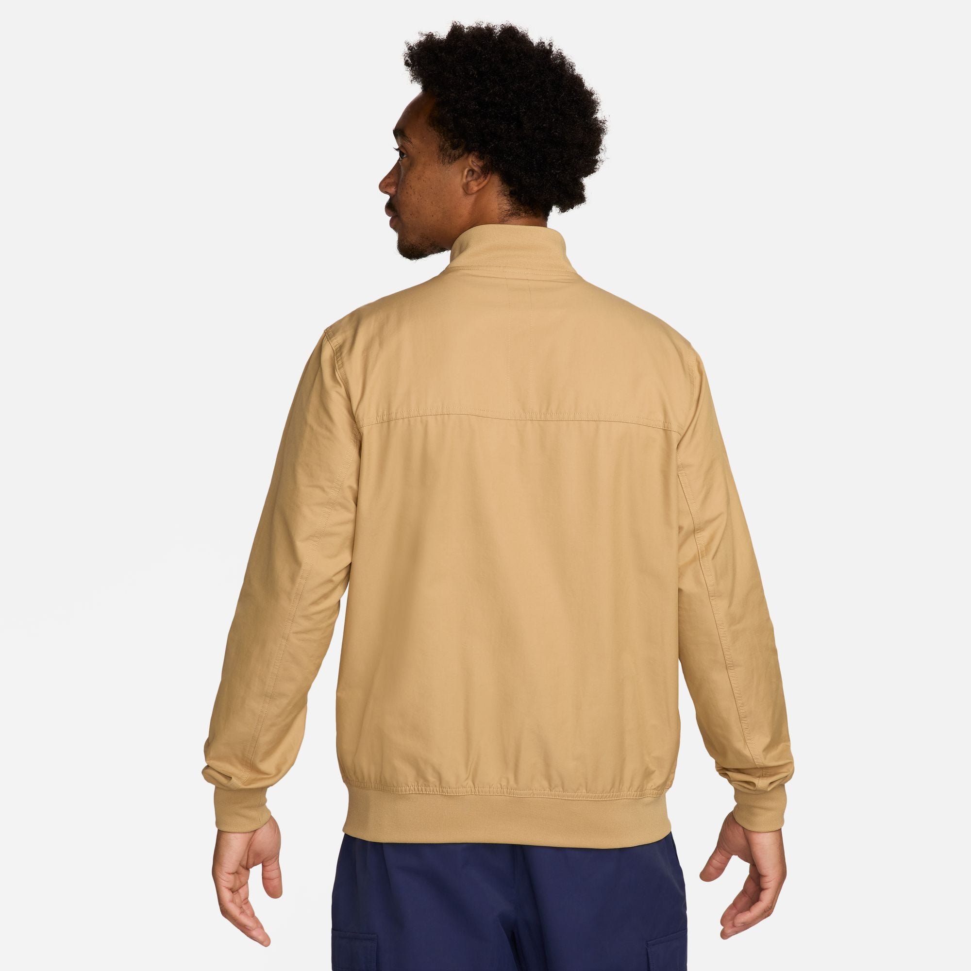 Nike FFF France Sport Essentials Men's Soccer Woven Bomber Jacket - FJ7446-714-NIKE by Nike | Available at Niky's Sports