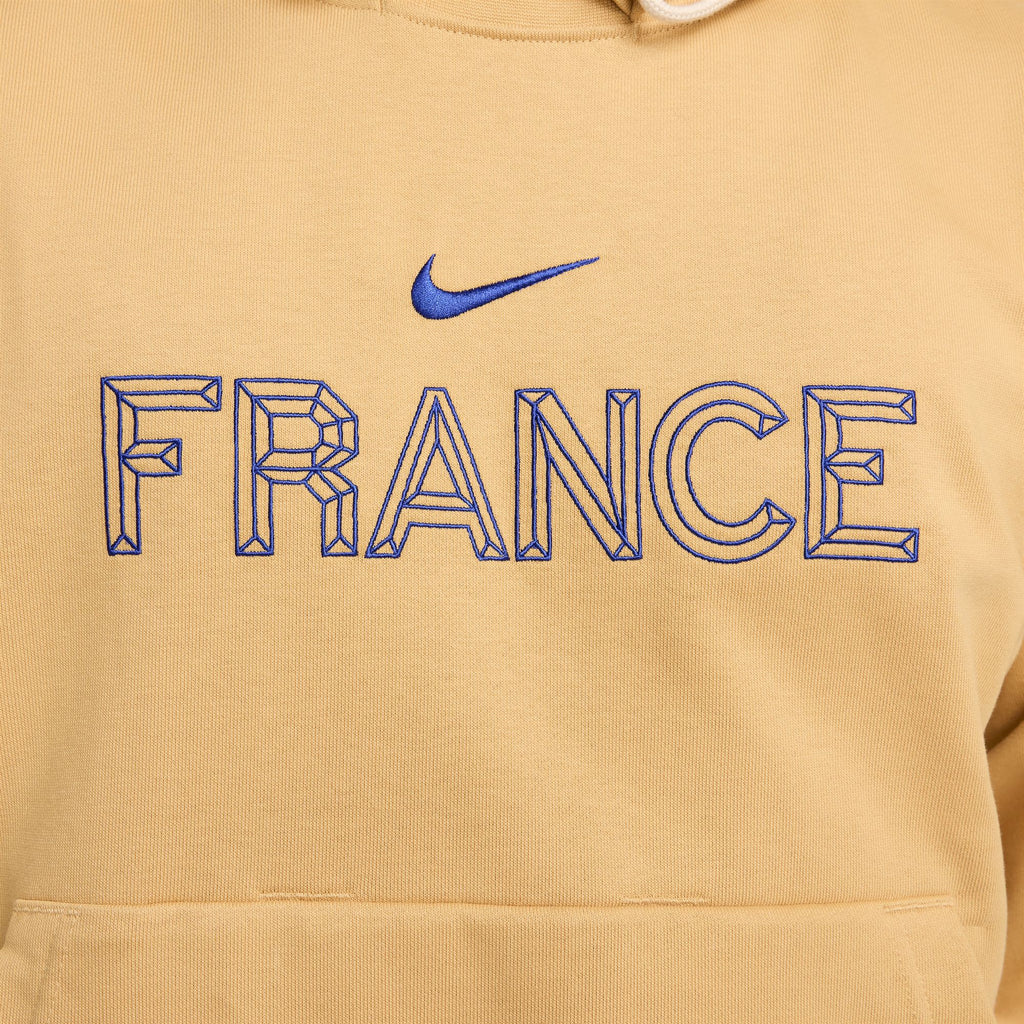 Nike FFF France Standard Issue Men's Dri-FIT Soccer Pullover Hoodie - FJ7880-714-NIKE by Nike | Available at Niky's Sports