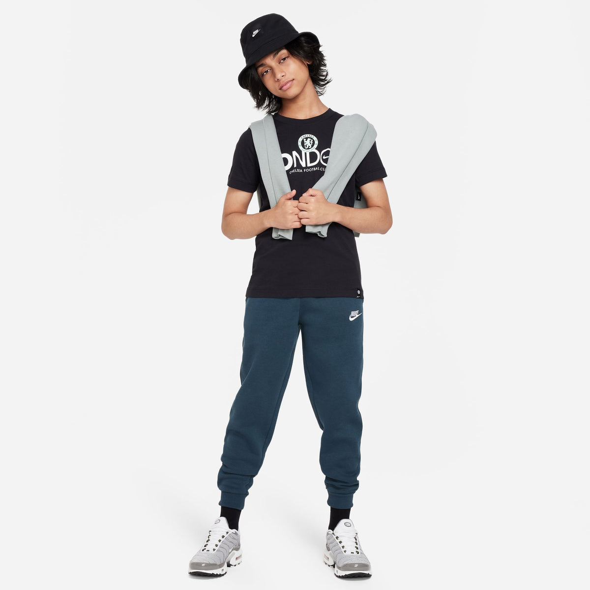 Nike Chelsea FC Mercurial Big Kids' Soccer T-Shirt - FN2459-010-NIKE by Nike | Available at Niky's Sports