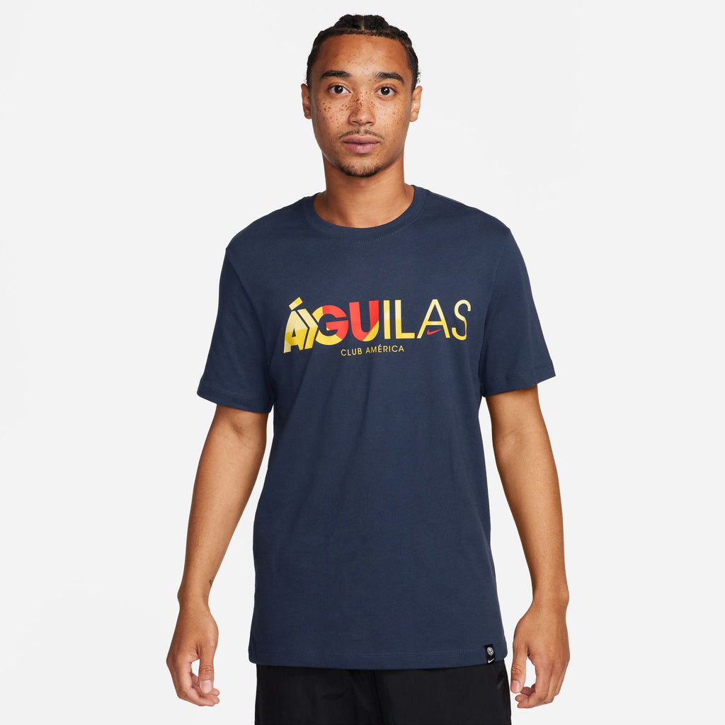 Nike Club America Mercurial Men's Soccer T-Shirt - FN2532-410-NIKE by Nike | Available at Niky's Sports