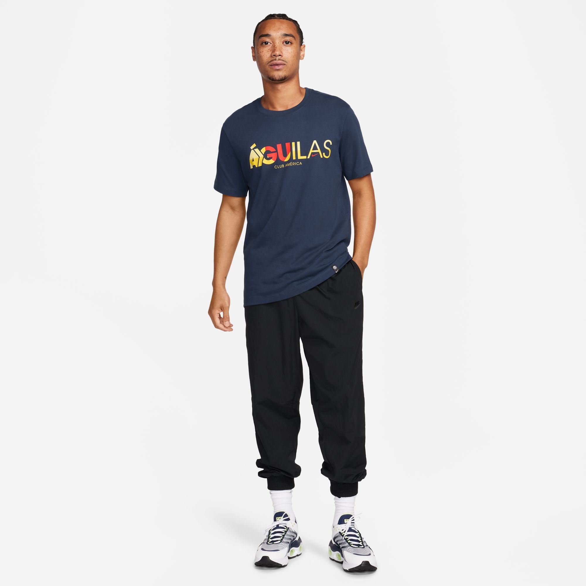 Nike Club America Mercurial Men's Soccer T-Shirt - FN2532-410-NIKE by Nike | Available at Niky's Sports