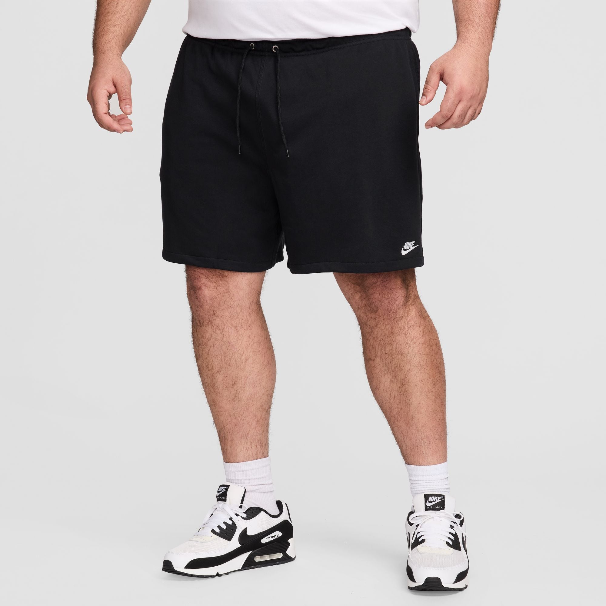 Nike Club Men's French Terry Flow Shorts - FN3520-010-NIKE by Nike | Available at Niky's Sports