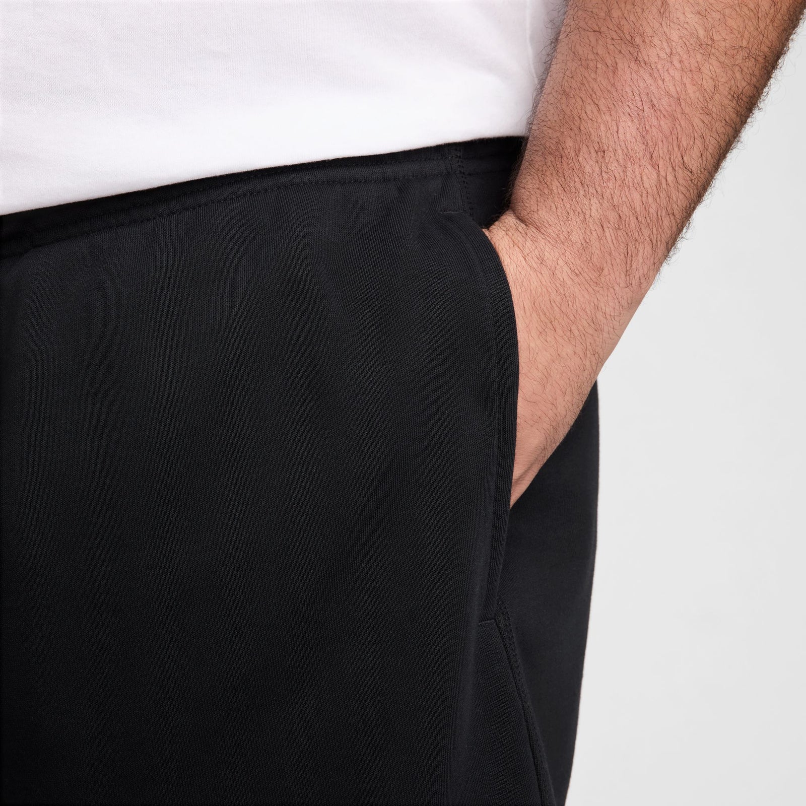 Nike Club Men's French Terry Flow Shorts - FN3520-010-NIKE by Nike | Available at Niky's Sports